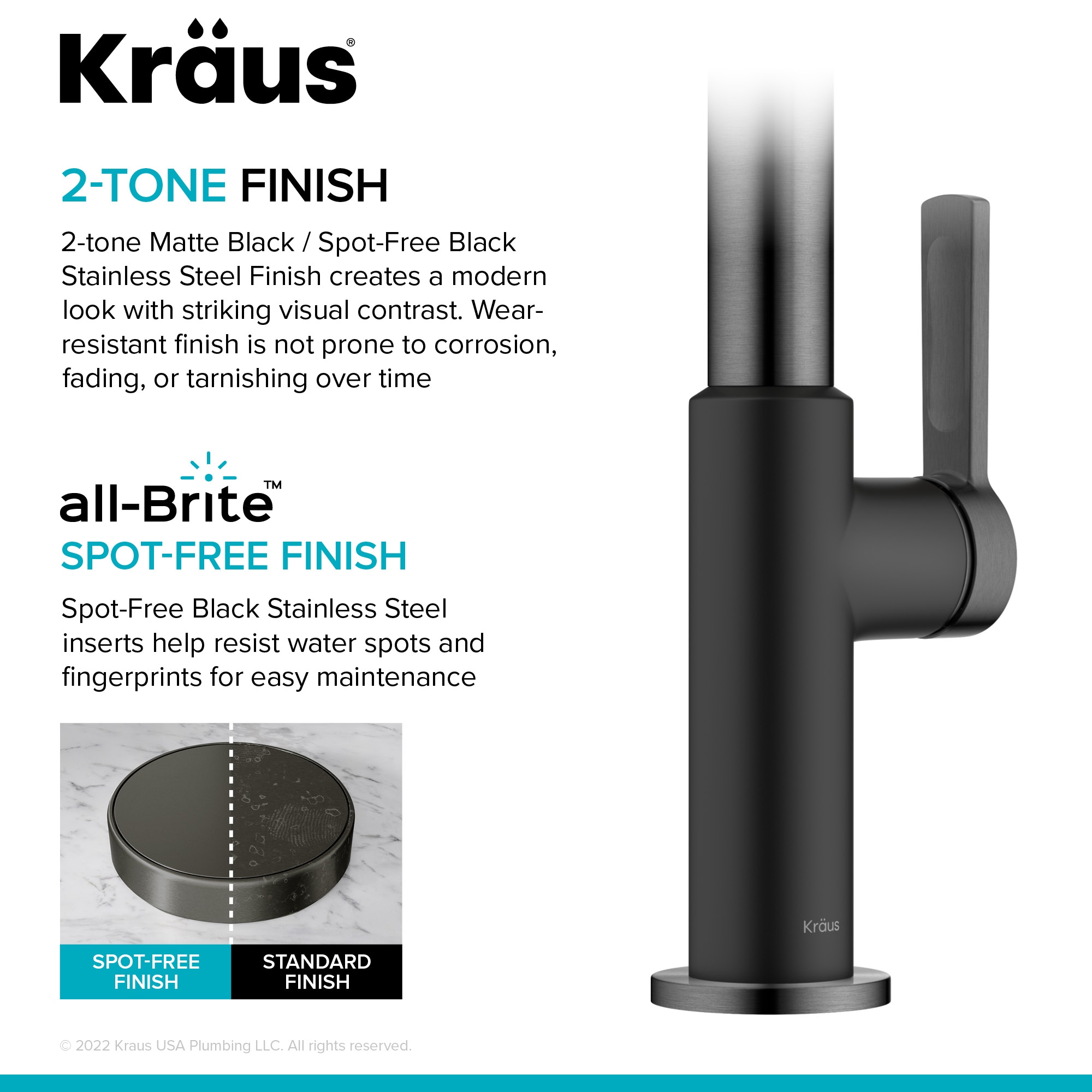 Kraus KPF-2820MBSFSB Kitchen-Faucets - View #7