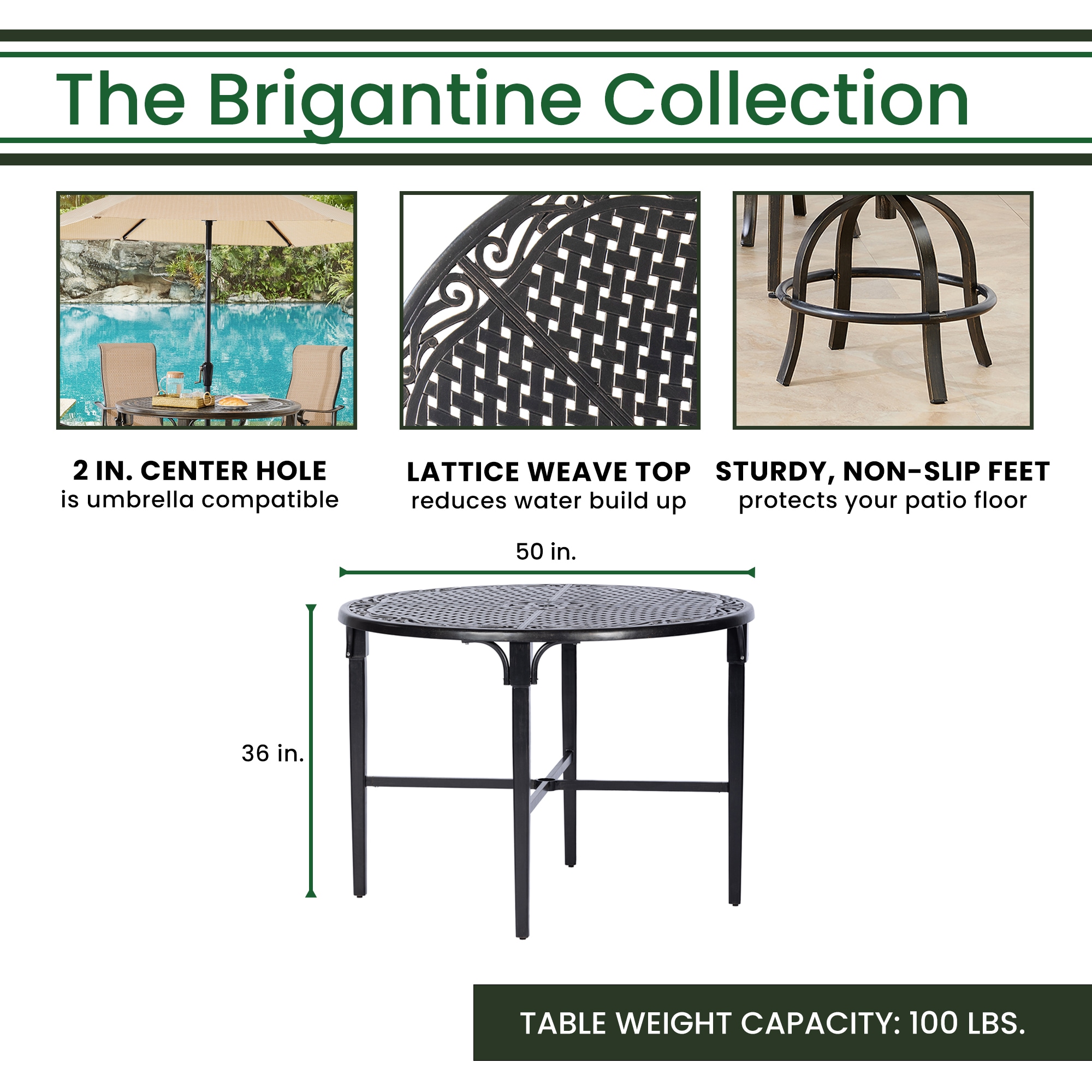 Hanover brigantine patio online set