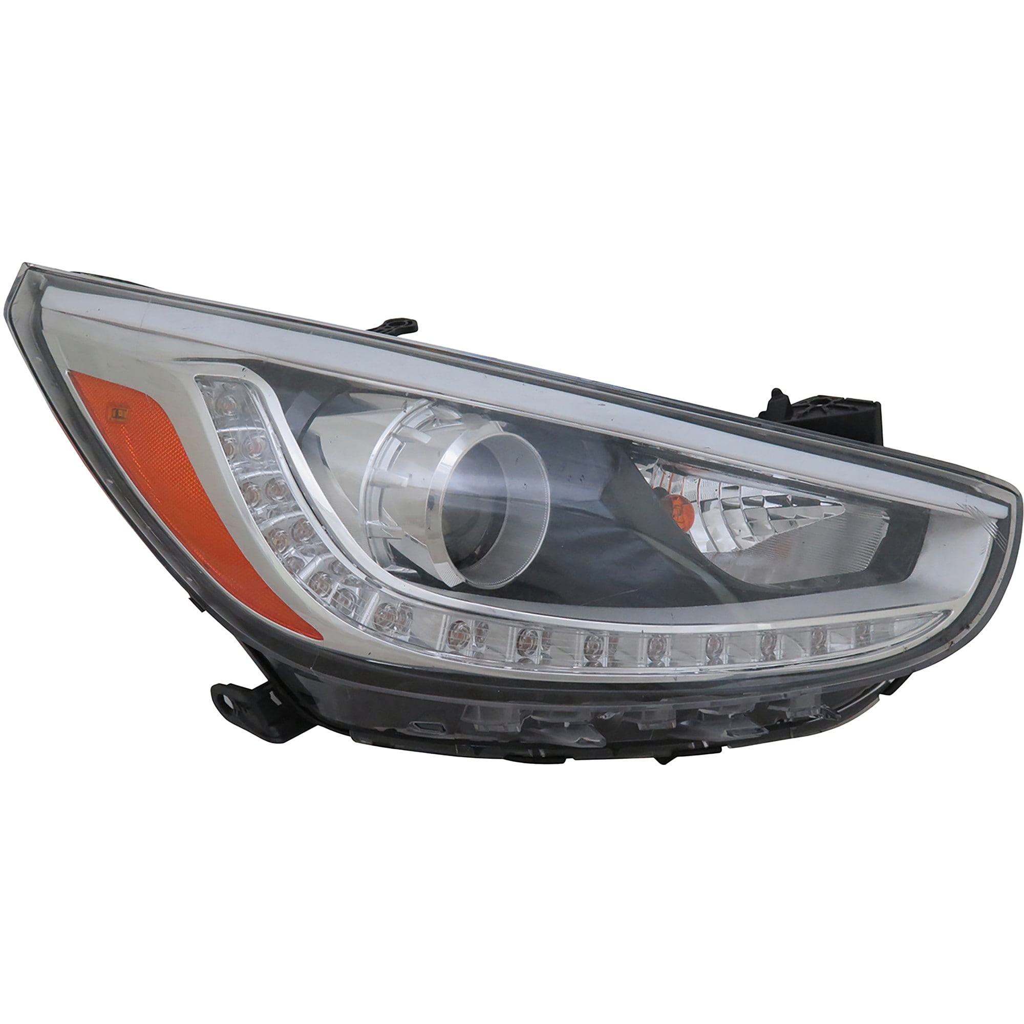 Garage-Pro GPRH10010001 Passenger Side Headlight For Hyundai Accent 2014-2017 Halogen with Bulb(s) For Models with Projector Headlights Replaces# 921021r610
