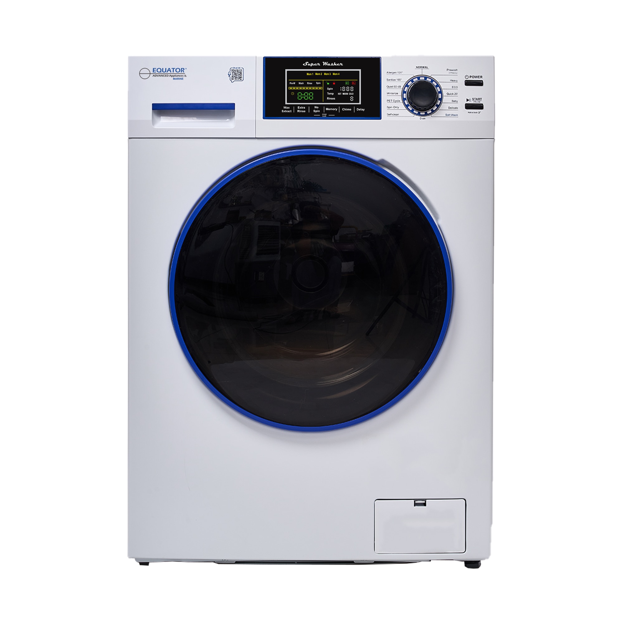 Equator Advanced Appliances EW 828 M 1.62-cu ft Front-Load Washer ( White )