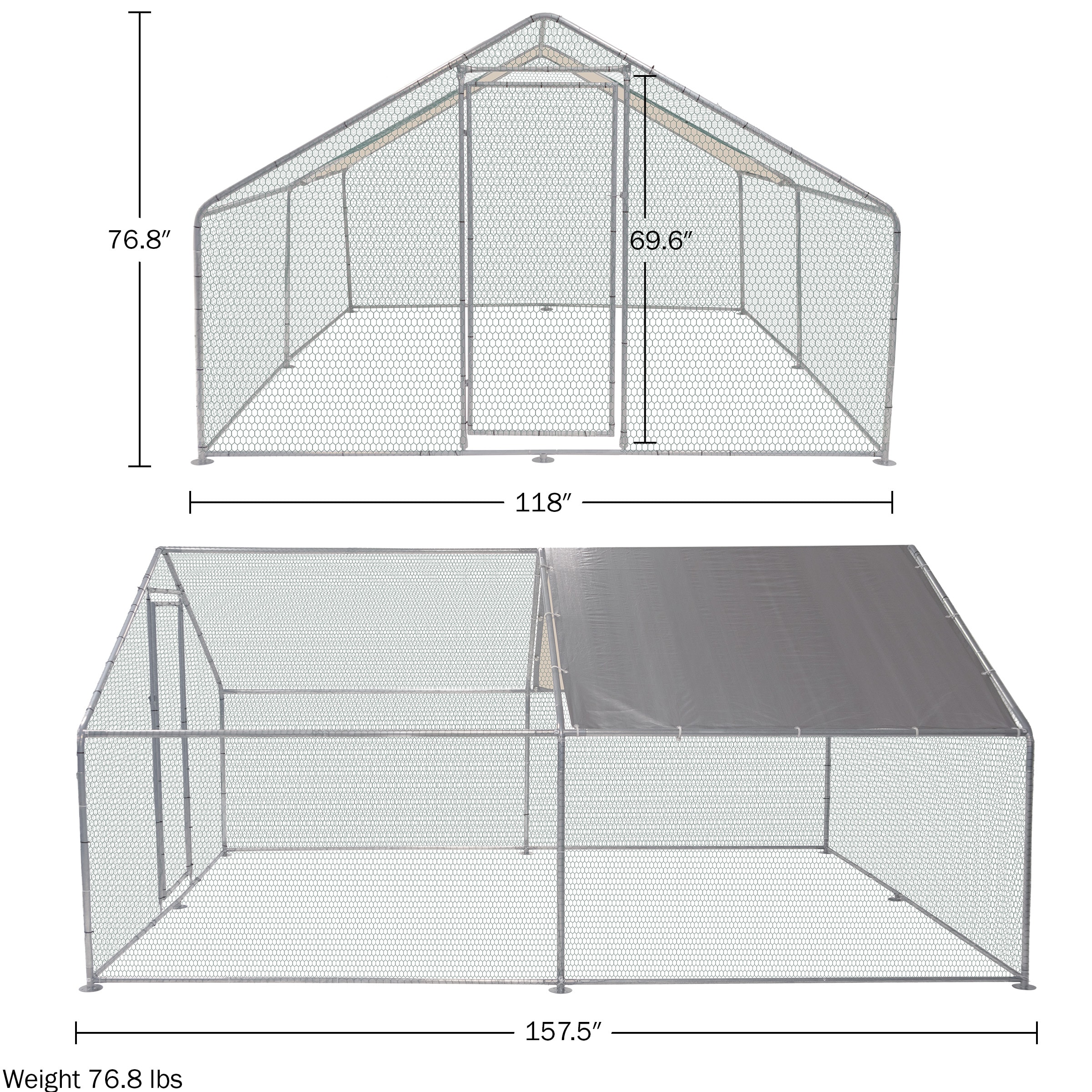 Pure Garden 50-LG1410 Chicken-Coops-Rabbit-Hutches - View #9
