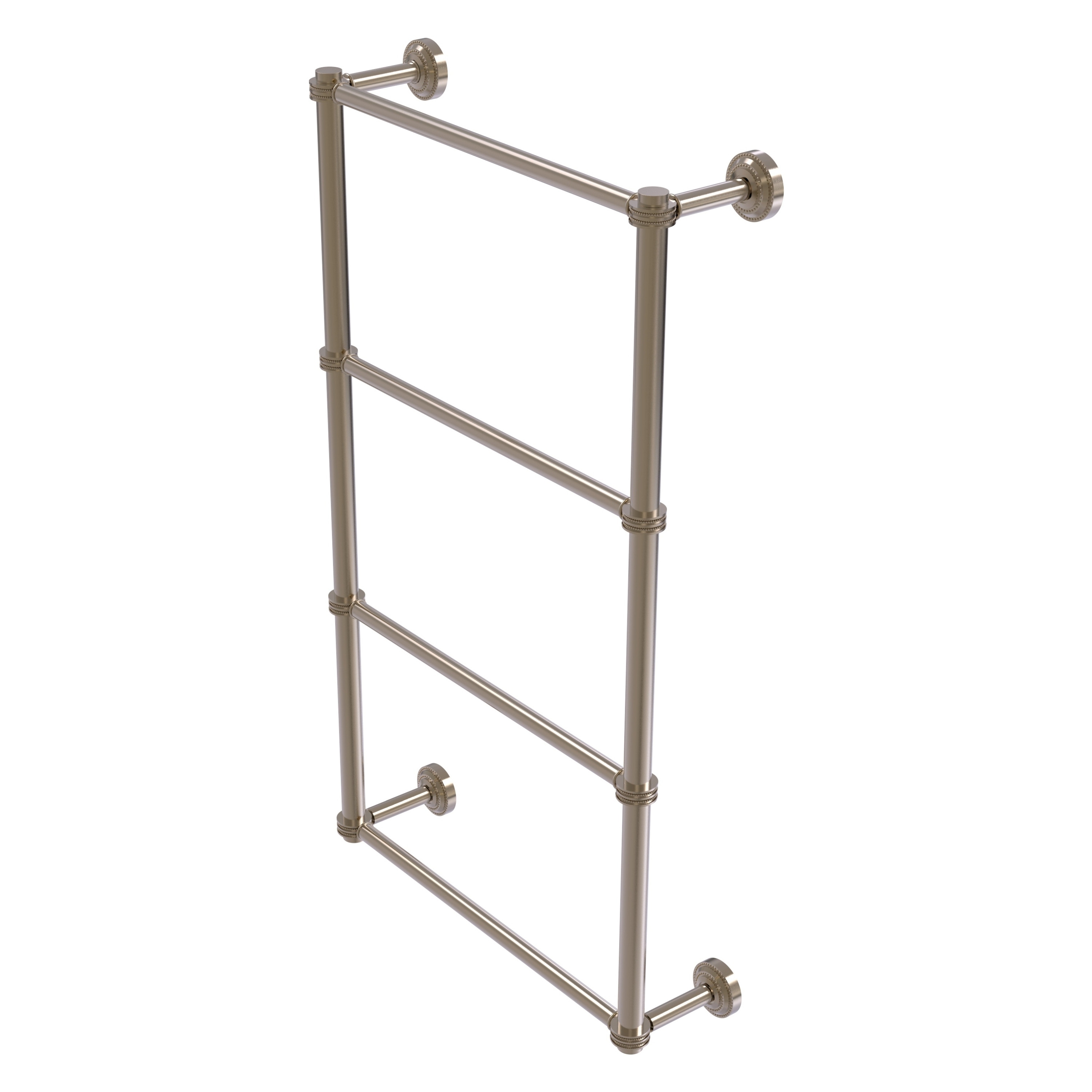 Allied Brass DT-28D-36-PEW Dottingham 36-in double Antique Pewter Wall mount 4-tier Towel Bar