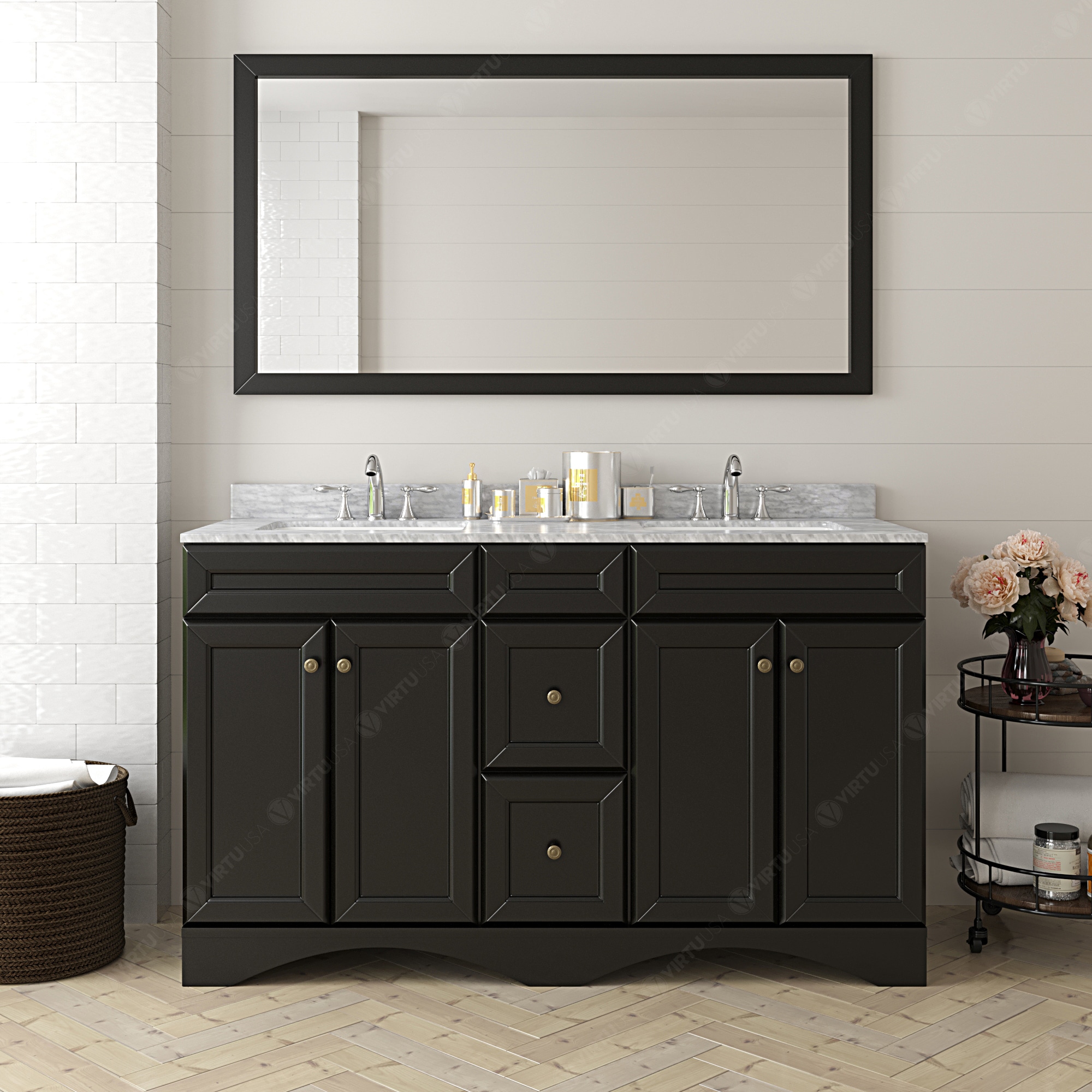Virtu USA ED-25060-WMSQ-ES Bath-Vanity-Combo - View #2