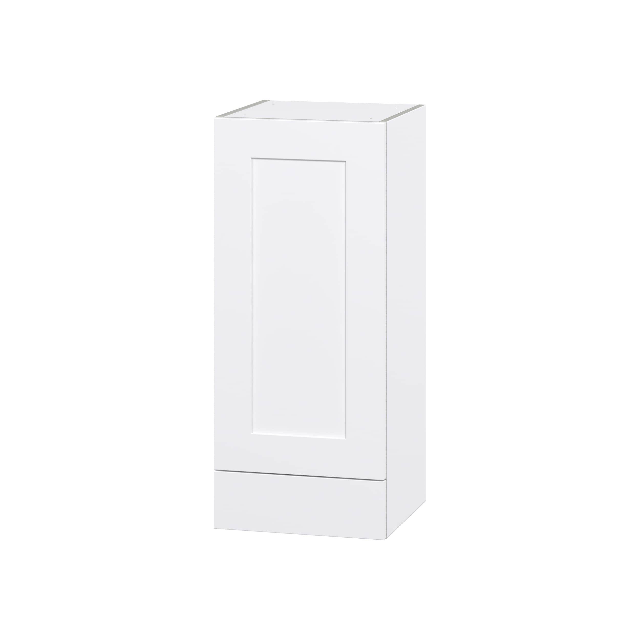 Hugo&Borg Jolie 24-in W x 35-in H x 14-in D Warm White 1-Drawer Wall Fully Assembled Cabinet (Flat Panel Shaker Style)