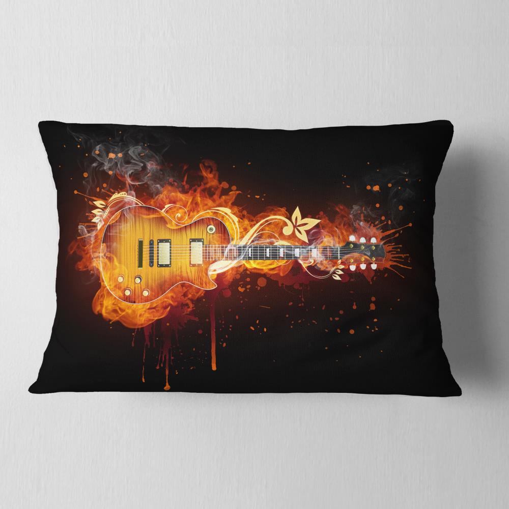 Designart CU7150-12-20 12-in x 20-in Blue Indoor Decorative Pillow