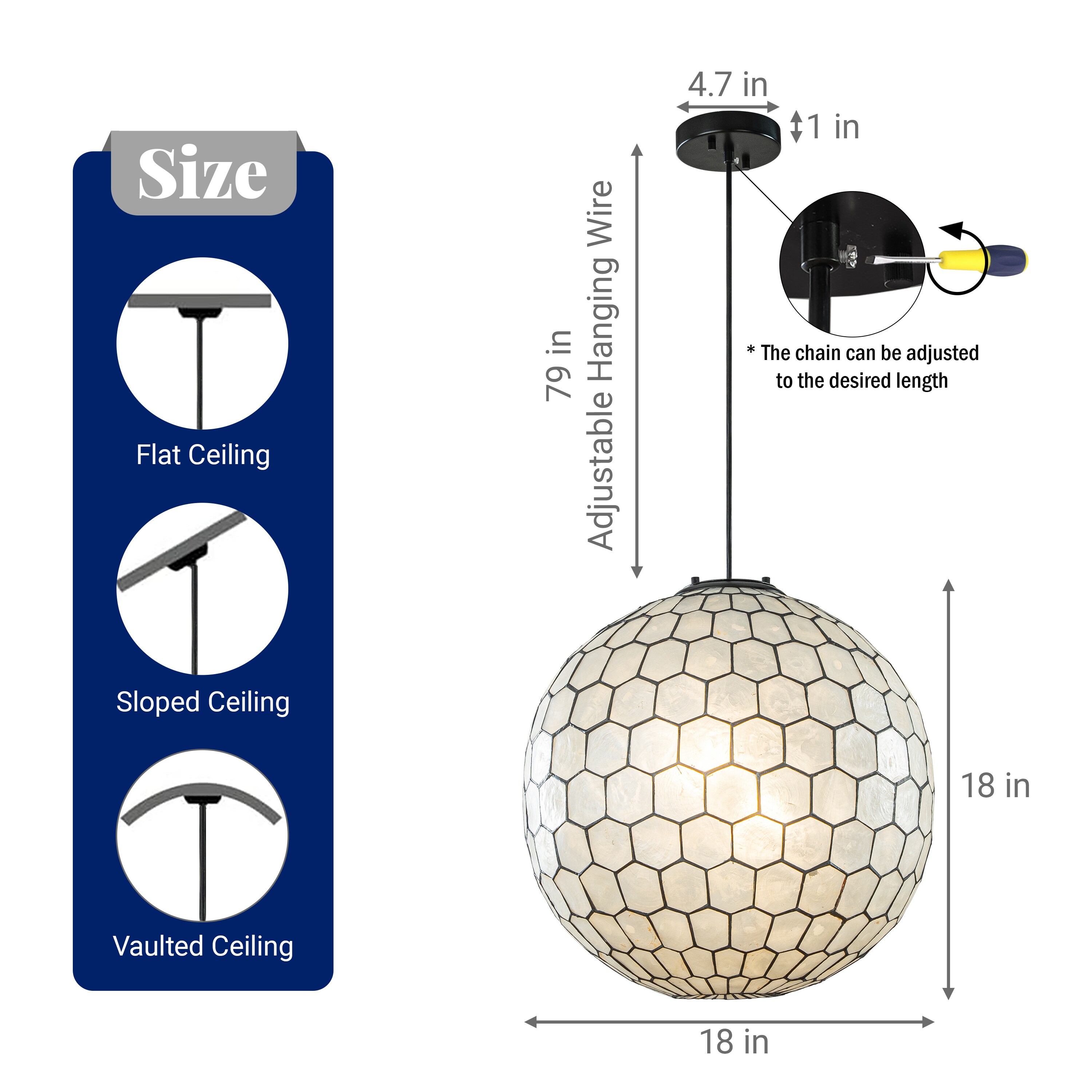 AloaDecor Lighting L7082D50BR07A b090015 - View #3