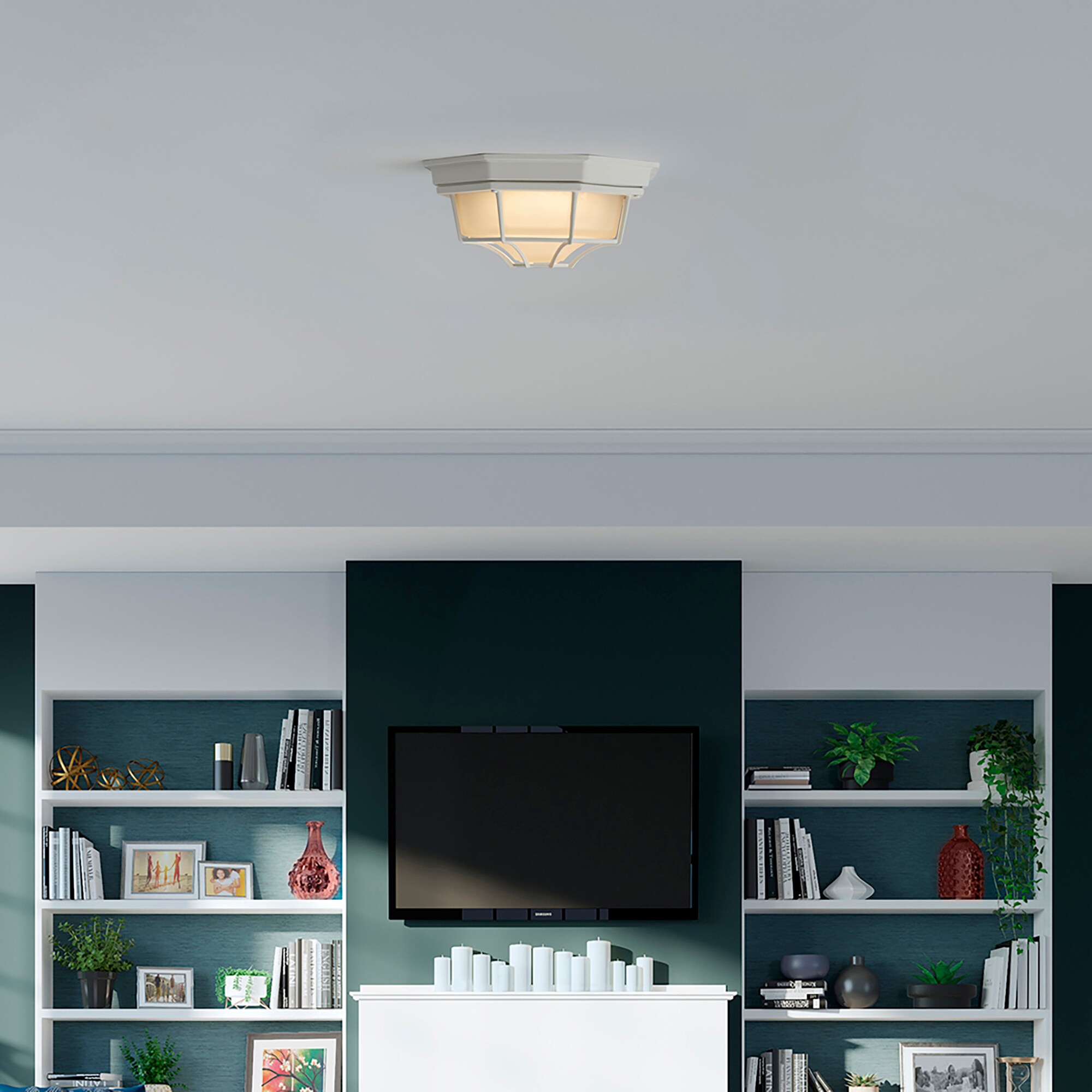 Project Source LED 48196 WHITE flushmounts - View #2