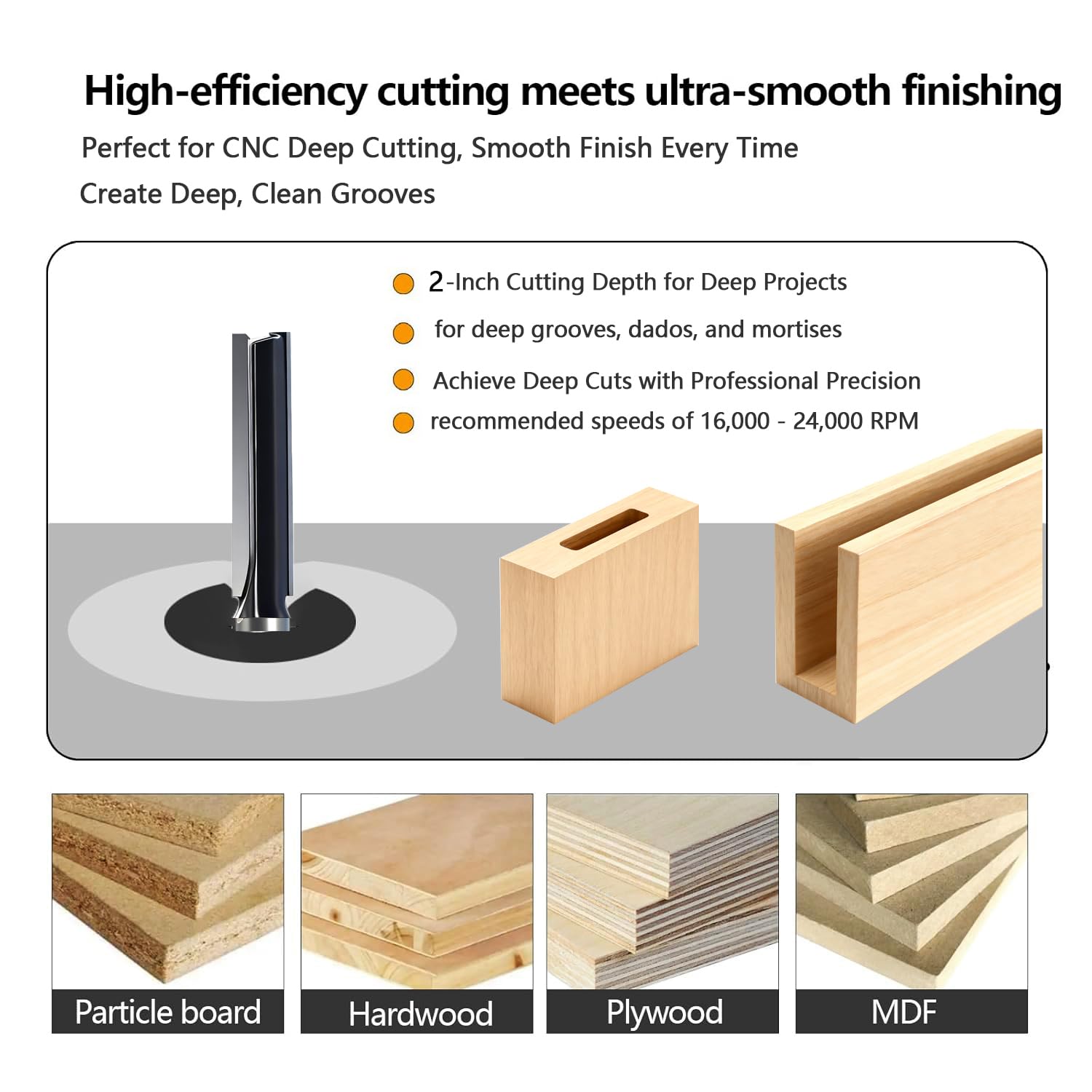 Linder Group Inc L3PJ3TZF Straight-Mortising-Router-Bits - View #6