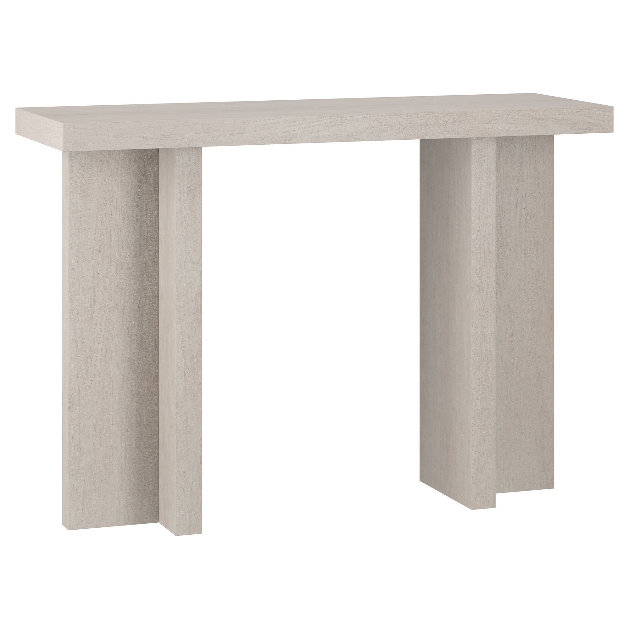 Hailey Home AT2077 Dimitra Modern Alder White Console table