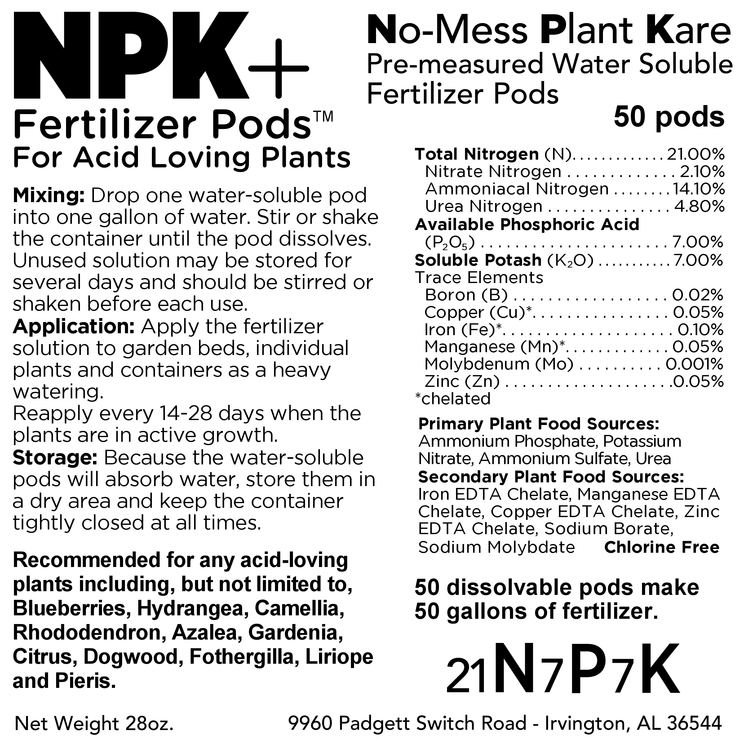 National Plant Network LW2539 Plant-Food - View #6