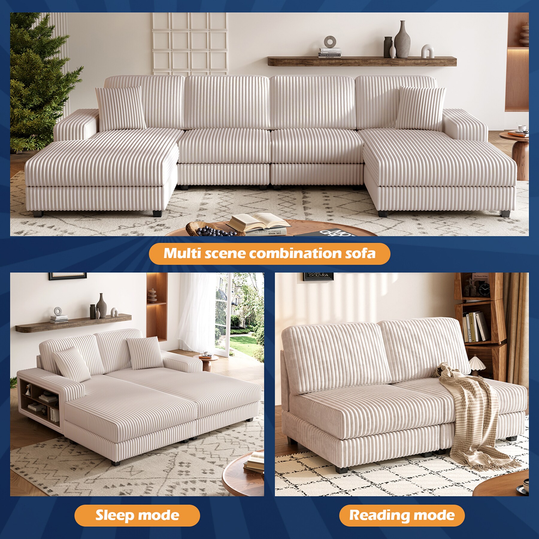SINOFURN SYD7800017BL Sofas-Loveseats - View #6