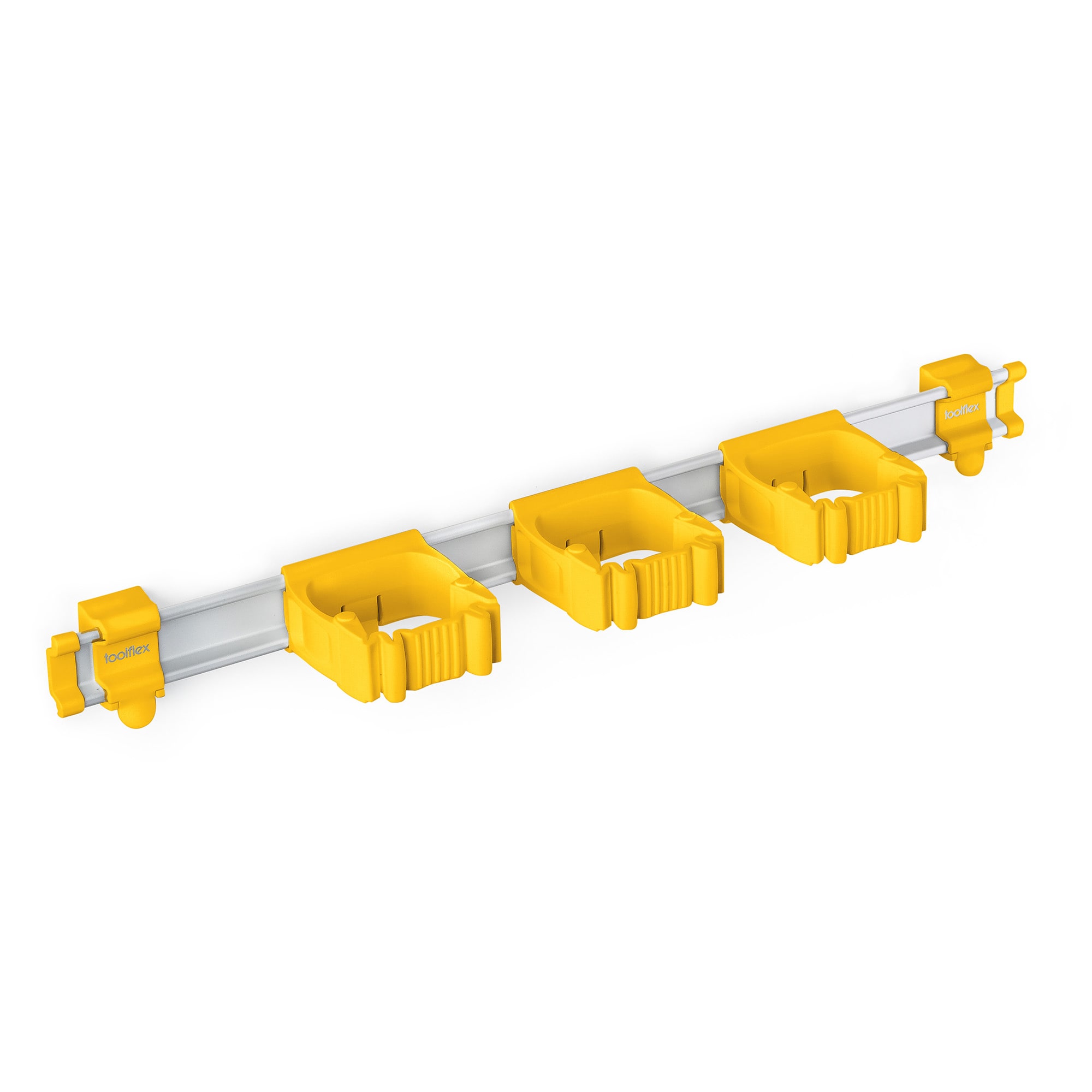 Toolflex 5-3-7 One 8 -Piece 21.5-Inches Yellow Composite Multipurpose Storage rail system