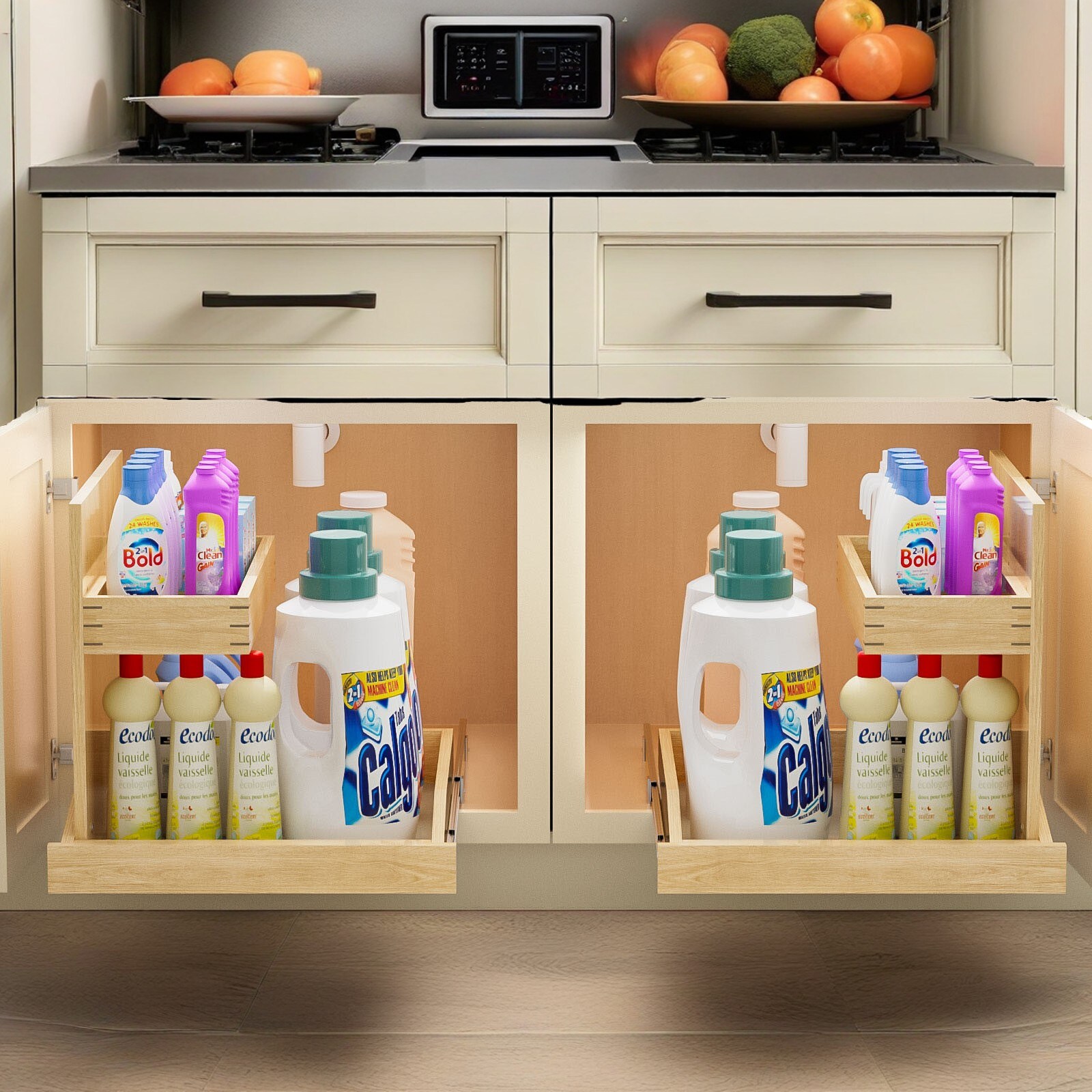 Flynama FLIS2252B Pull-Out-Cabinet-Baskets - View #5