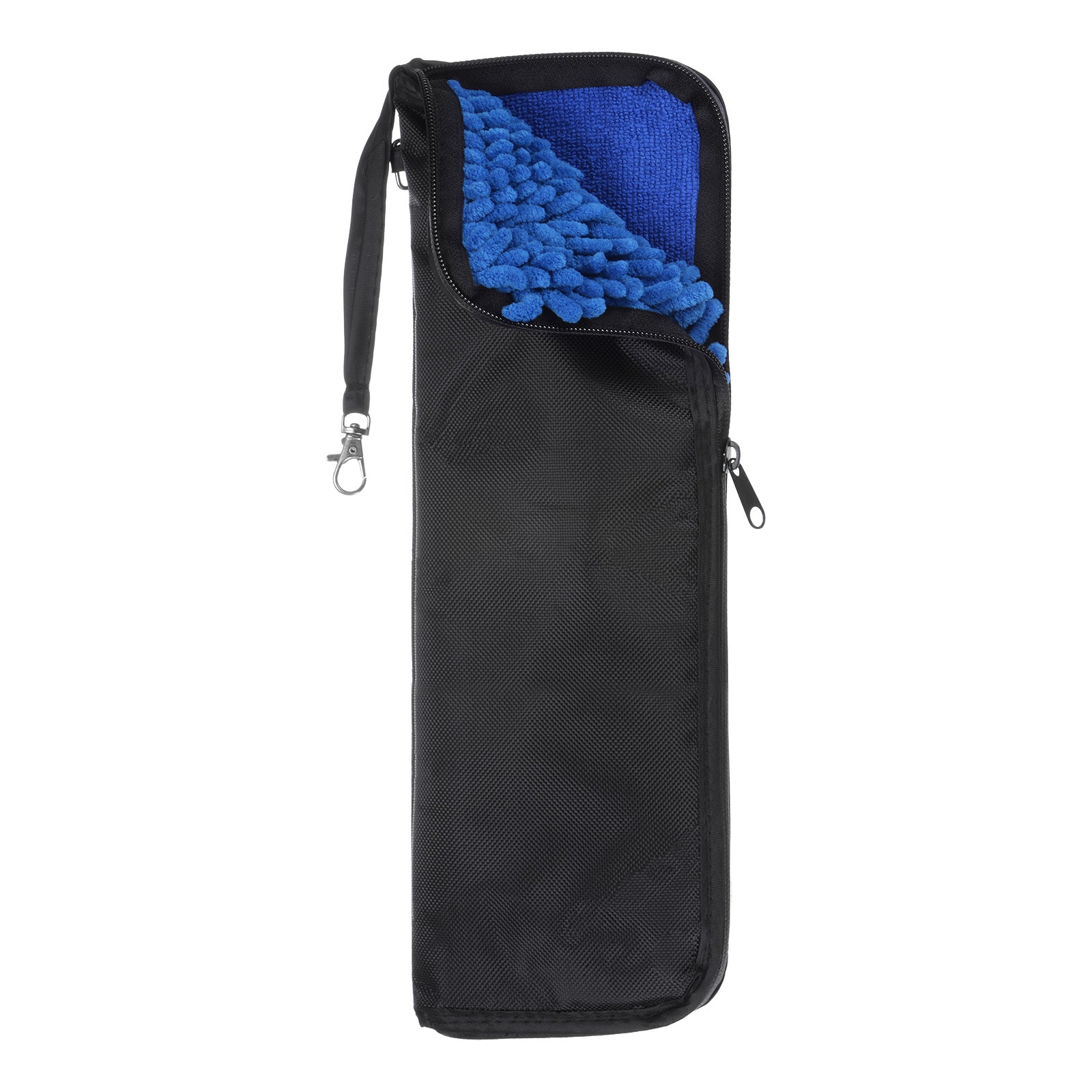 Harfington Umbrellas Bags for Wet Travel Umbrellas 4.9 x 14.2 Inch Portable Cover Carry Storage Sleeve for Compact Folding Umbrellas Travel Home Outdoor Black/Blue