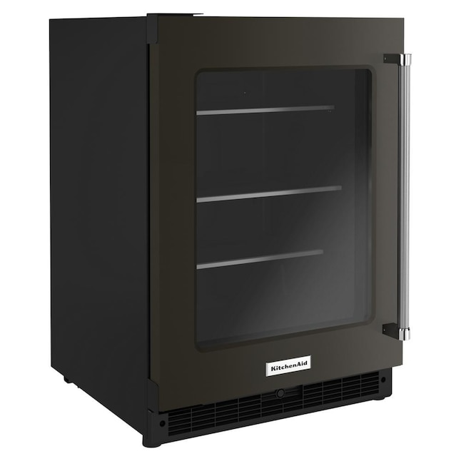KitchenAid 5.2-cu ft Standard-depth Built-In Mini Fridge (Black ...