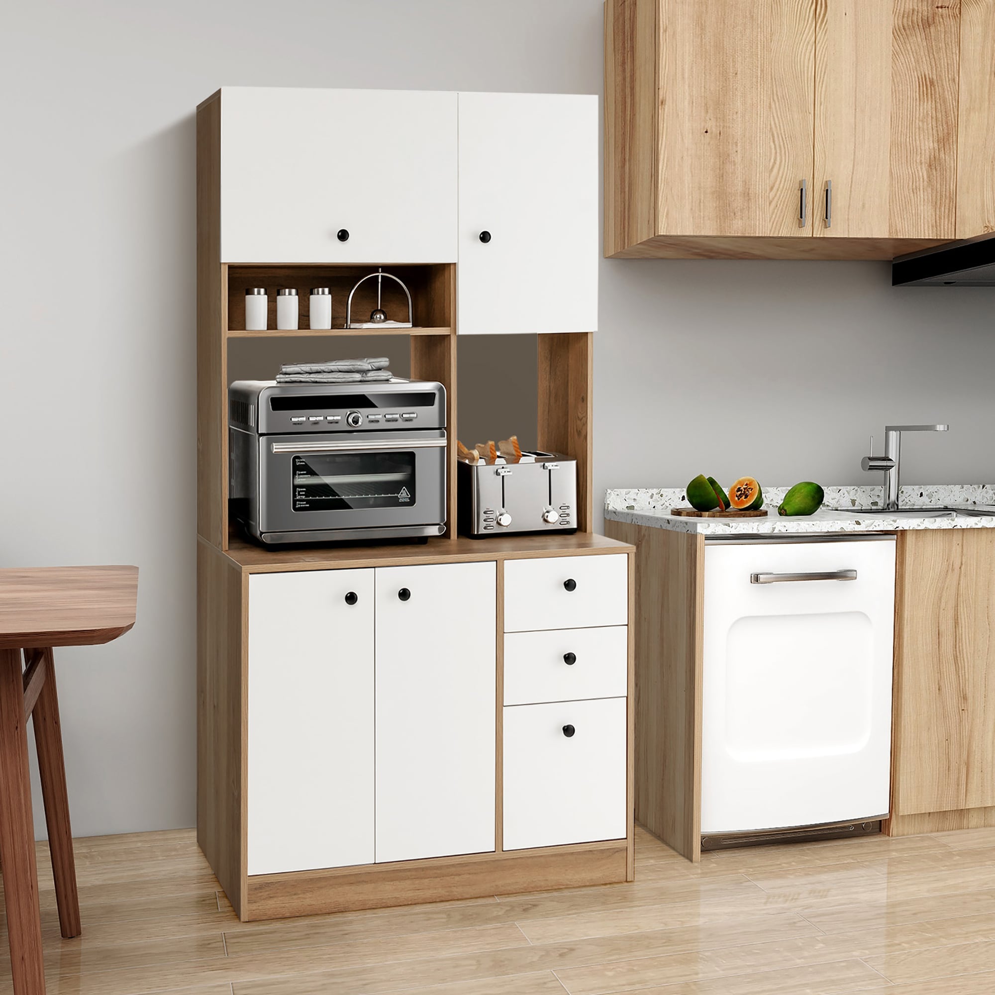 Goplus LWS00446 Dining-Kitchen-Storarge - View #5