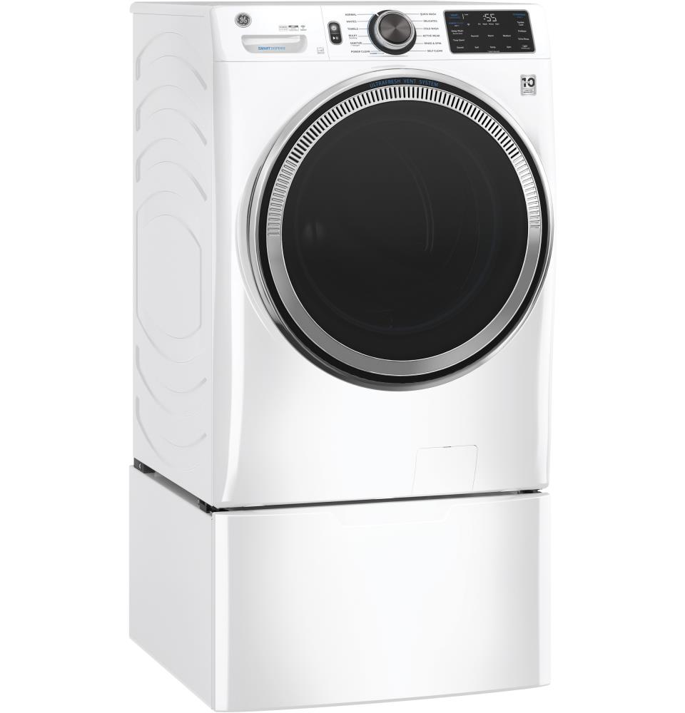 GE 16in x 27.9in Universal Laundry Pedestal (White) with Storage