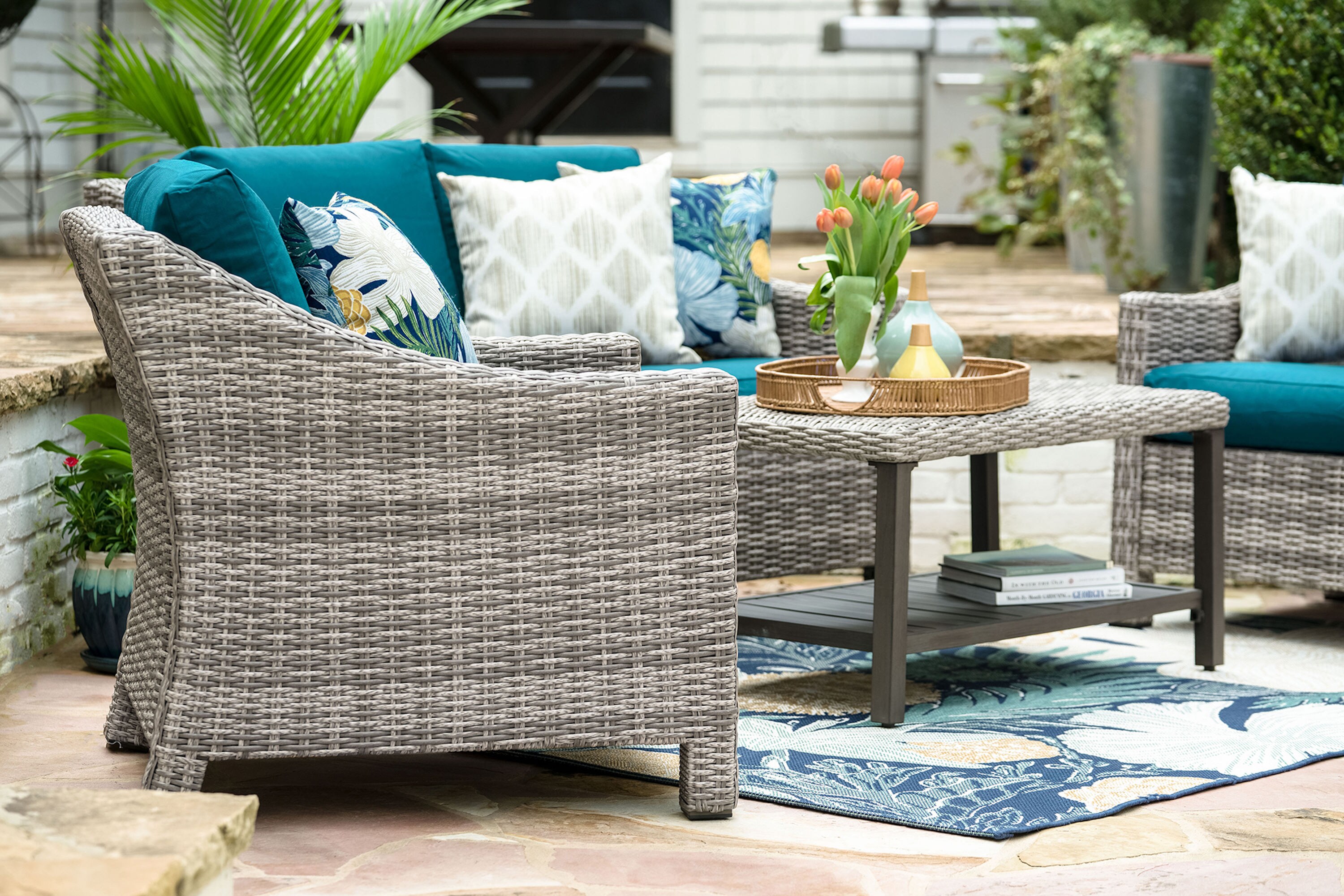 Leisure Made 906420-PEA Patio-Conversation-Sets - View #2