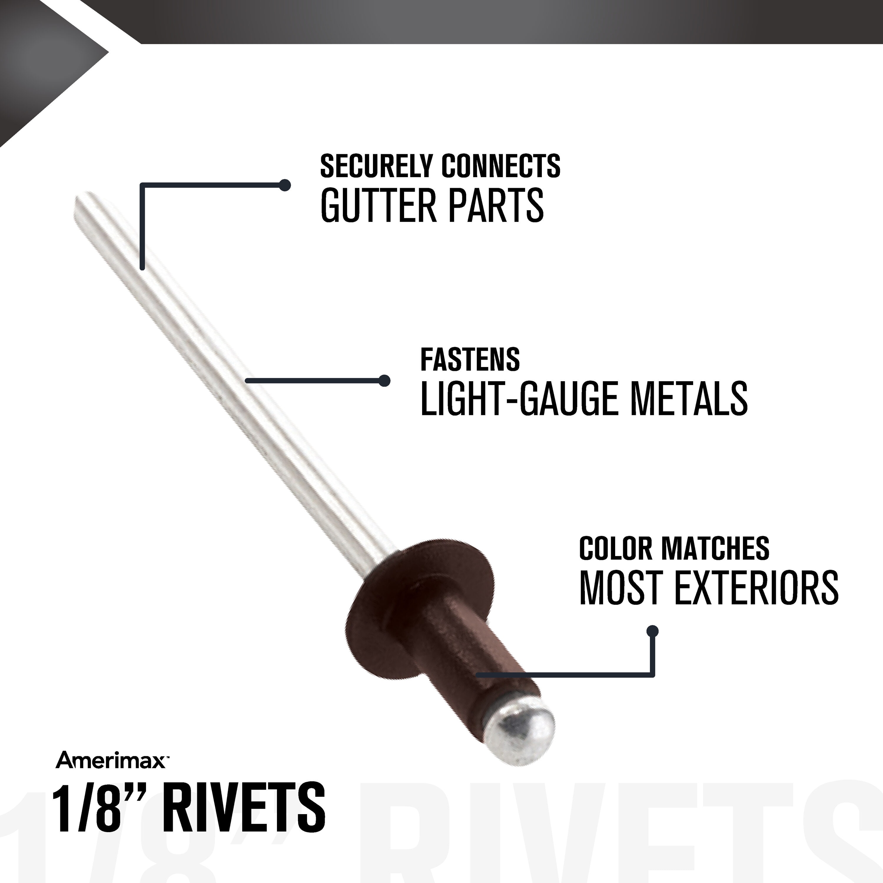 Amerimax 84034HP rivets - View #2