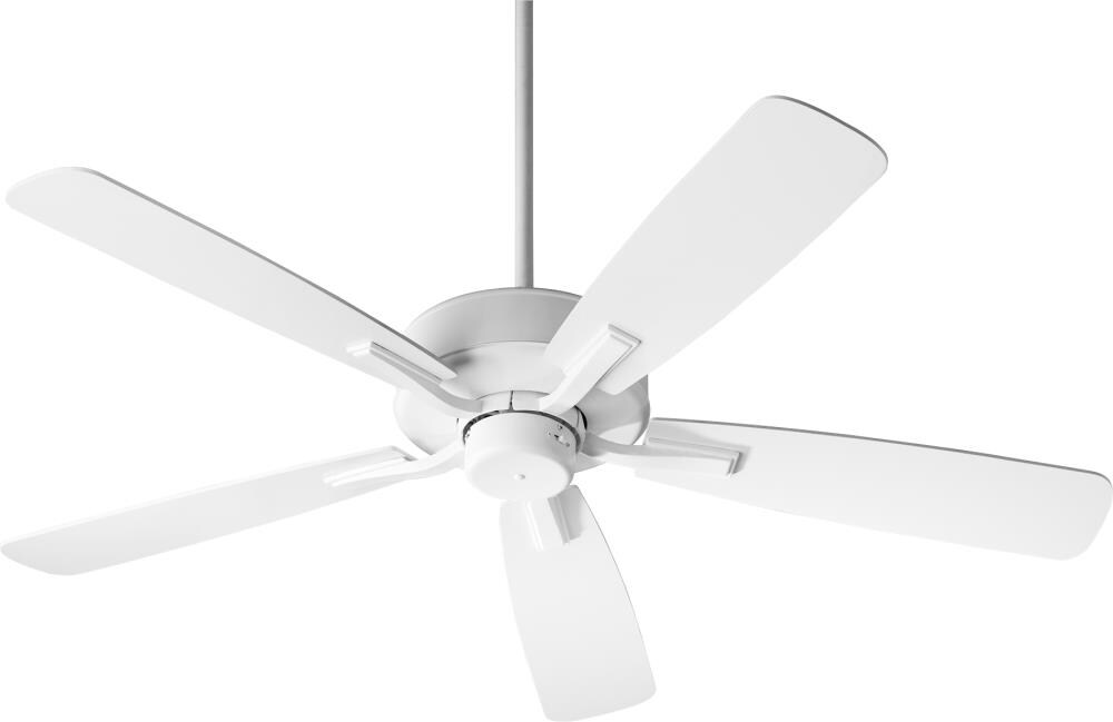 Quorum International 42525-8 Villa 52-in Studio White Indoor Ceiling Fan (5-Blade)