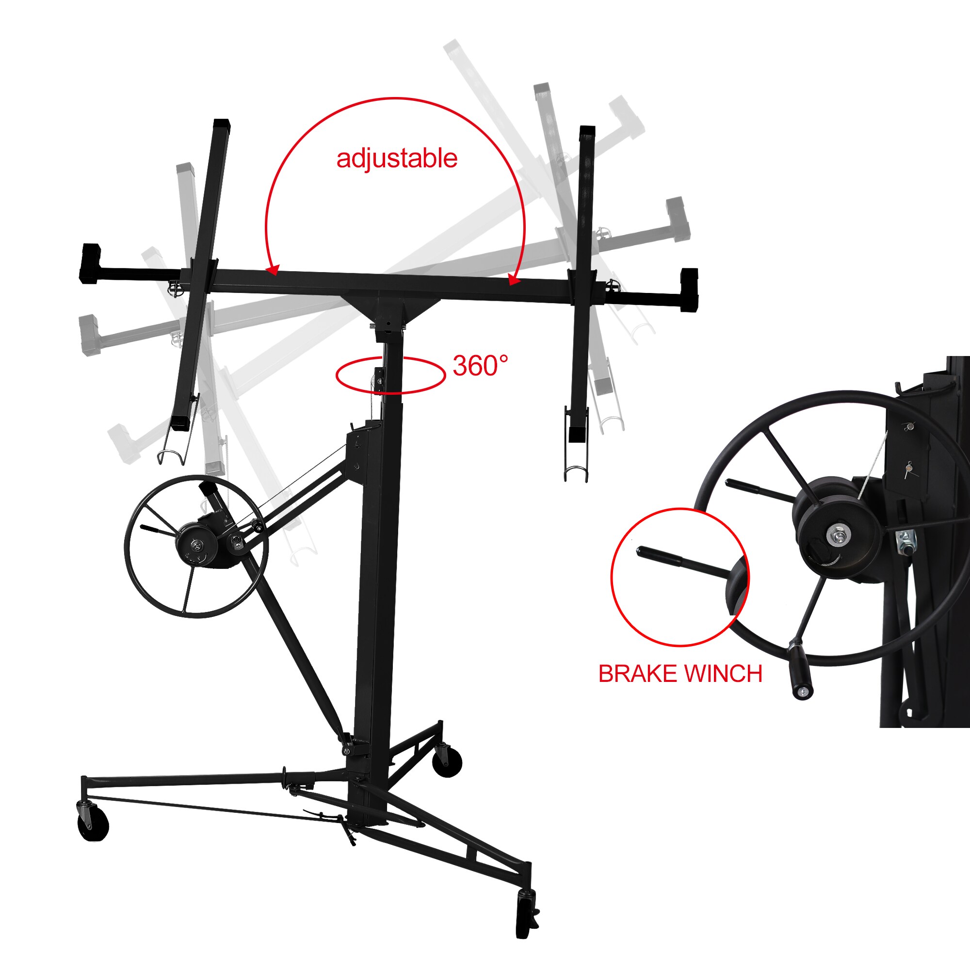 Siavonce ZX-470802 Drywall-Panel-Carriers - View #4