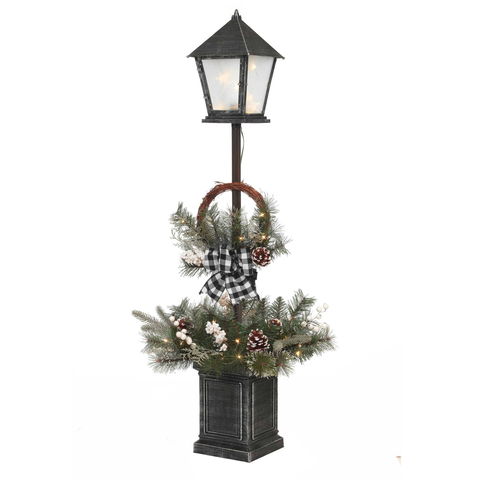 Gerson International 48 in Lighted Lantern Battery operated Christmas Decor 2563920EC at Lowes