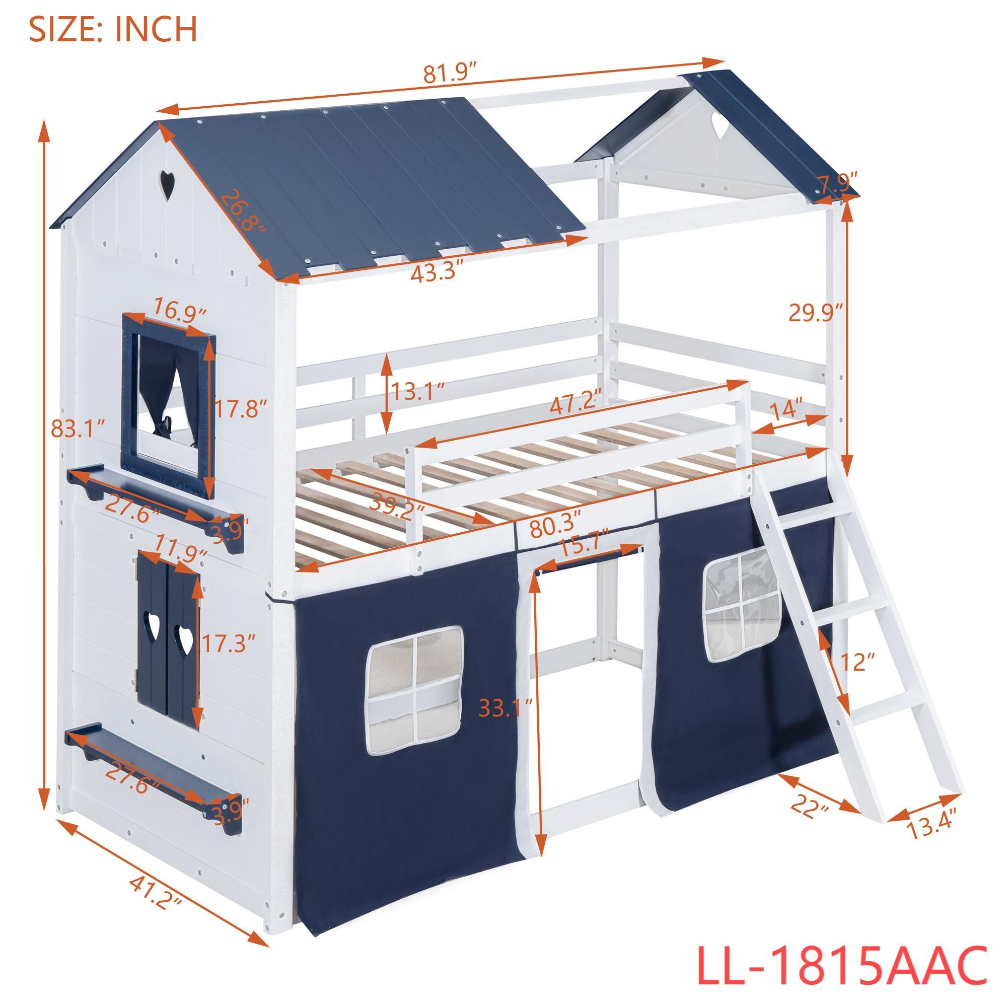 Yiekholo LL-1815AAC Bunk-Beds - View #4