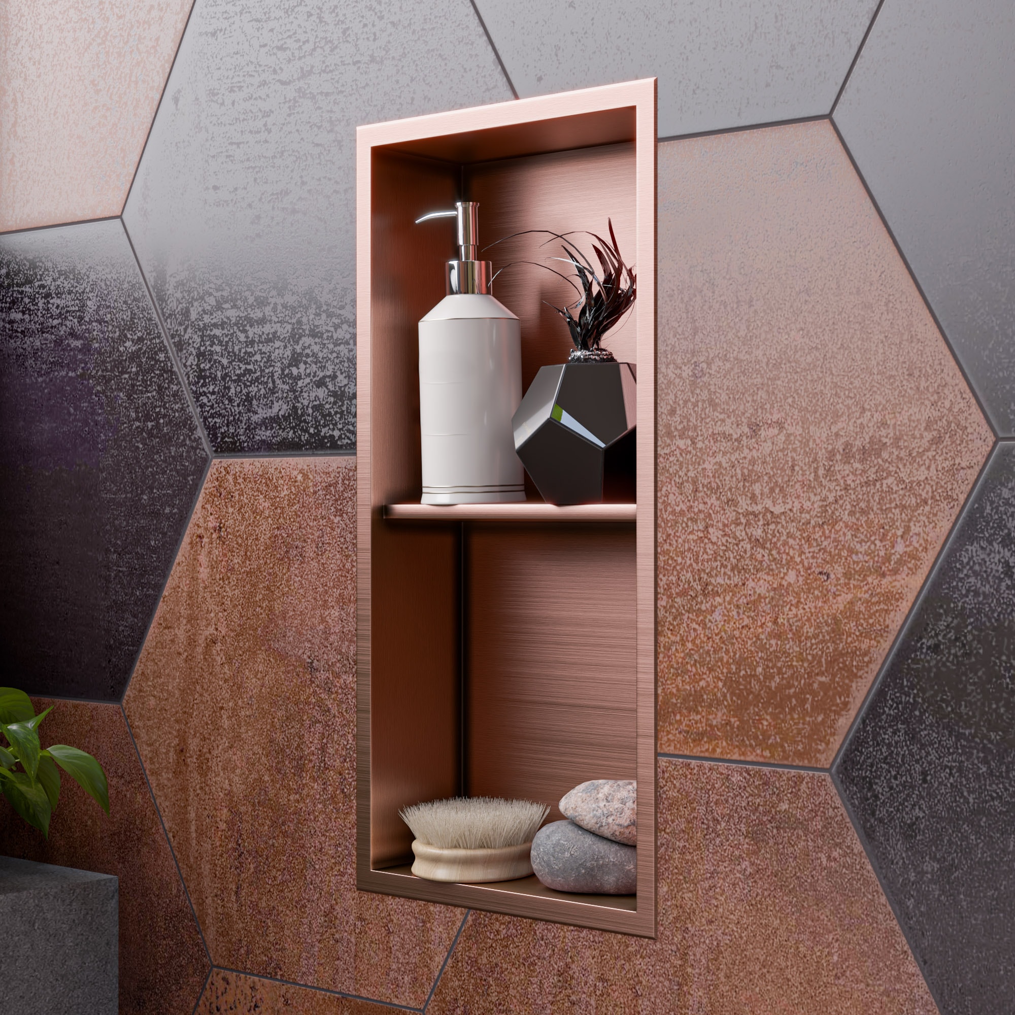 ALFI ABNP1224-BC Bathroom-Shelves - View #2