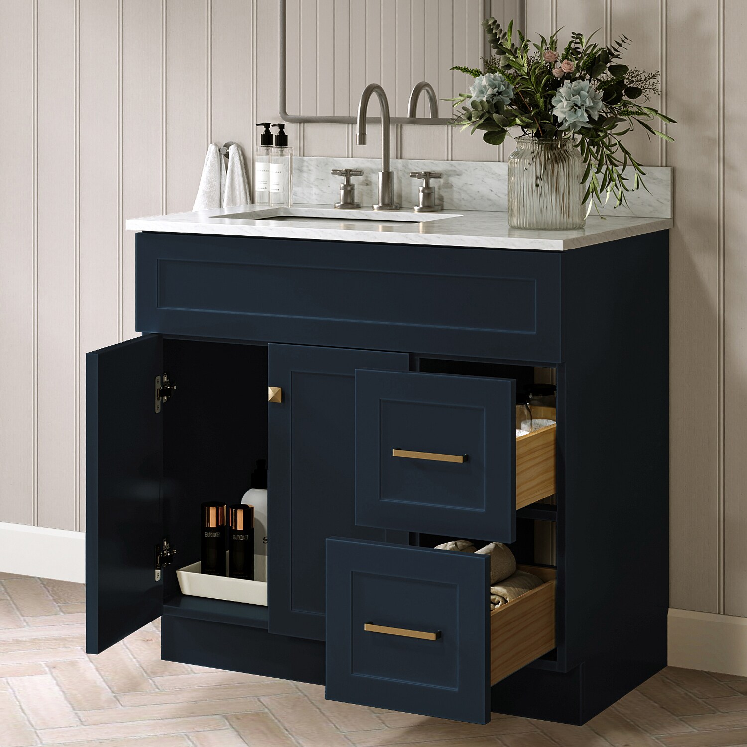 ARIEL F037SLCW2RVOMNB Bath-Vanity-Combo - View #3