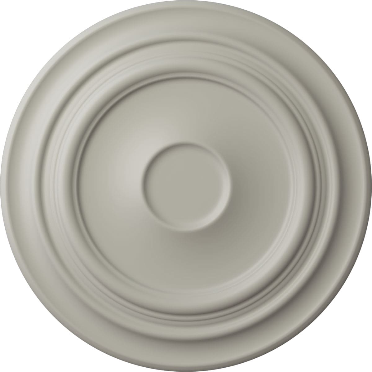 Ekena Millwork CM32GIPCF Giana 32.625-Inches W x 32.625-Inches L Painted Pot of Cream Polyurethane Whole Ceiling Medallion