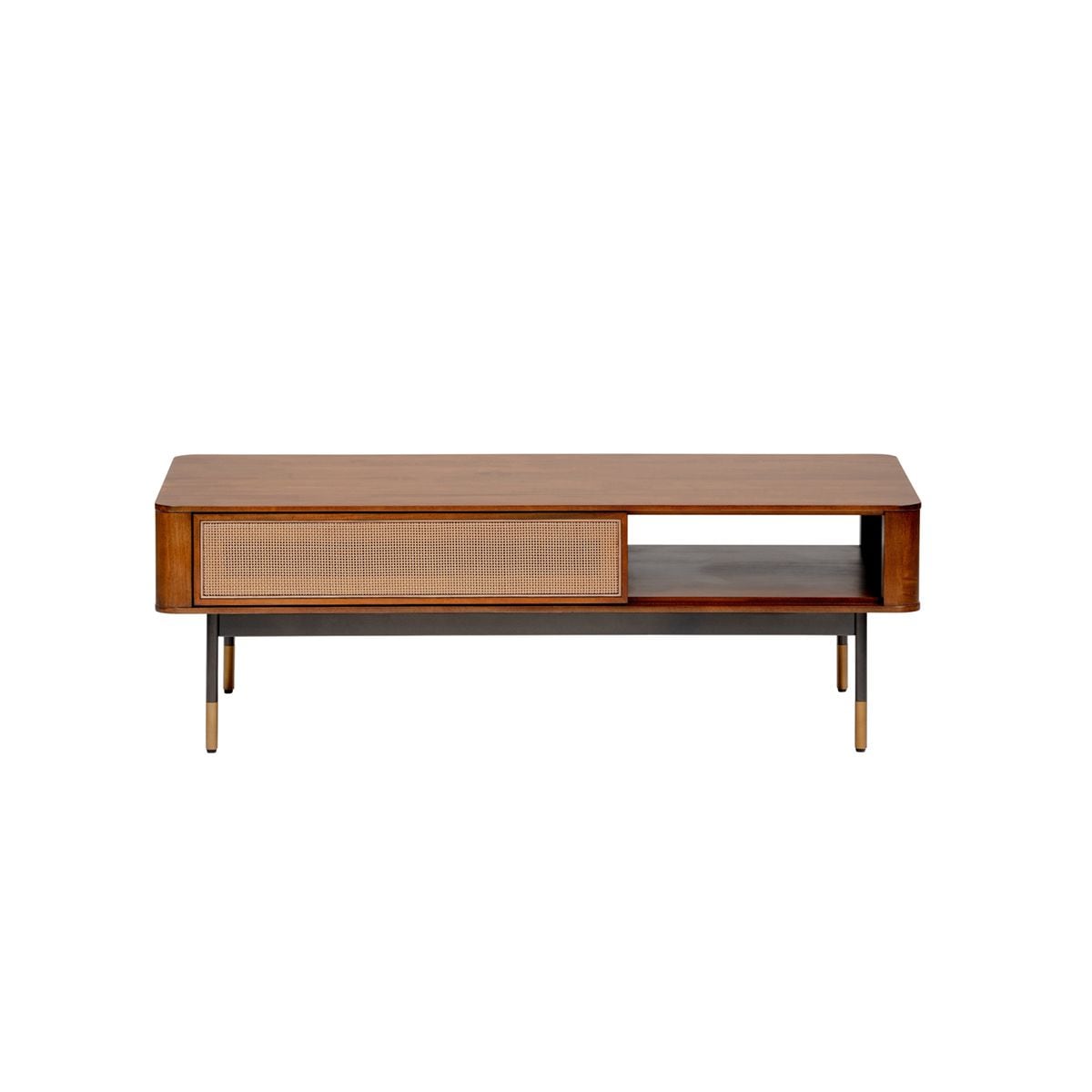 HomeRoots 370458 Amelia Wood Wood Modern Coffee Table with Storage