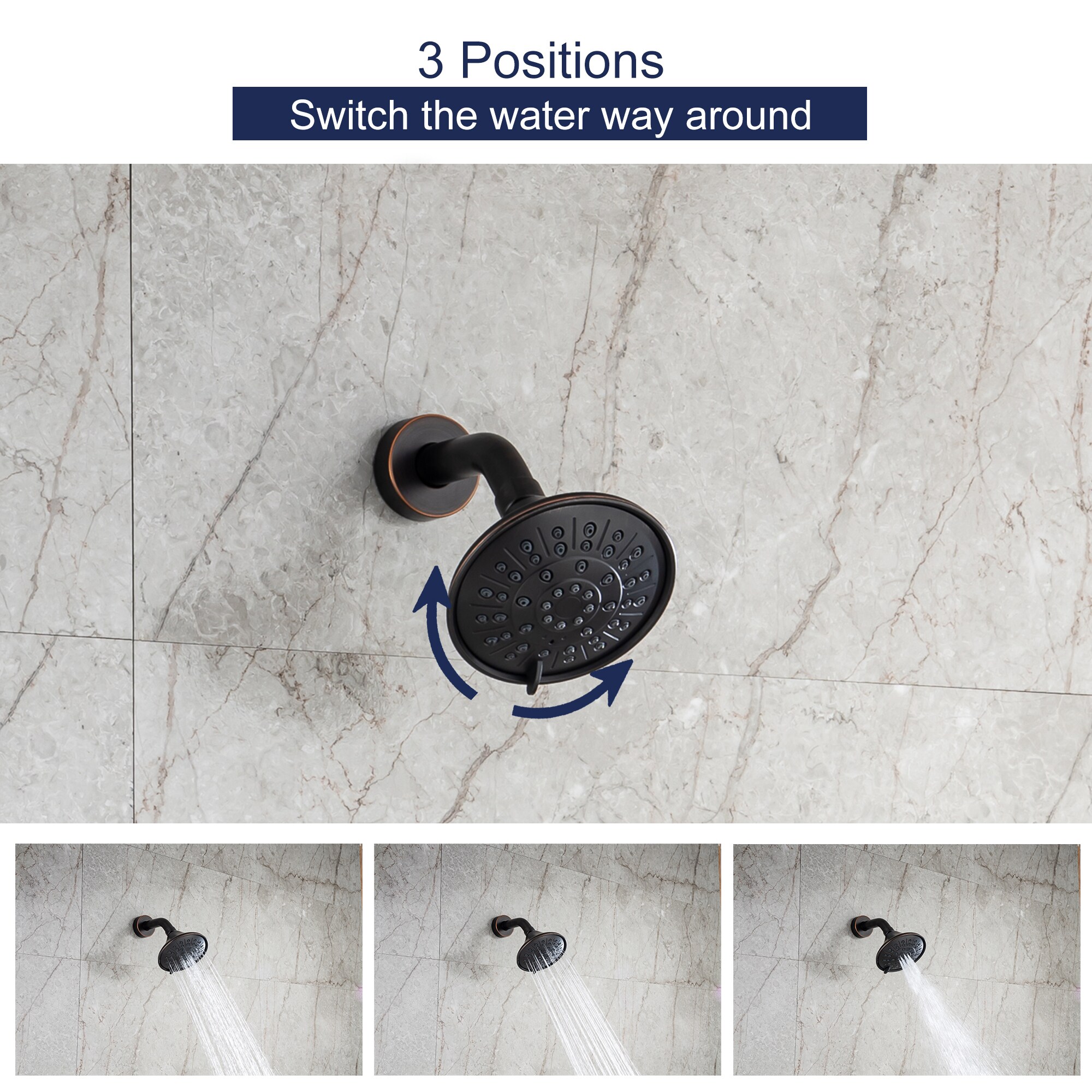 GZMR GZ-MS612BN Showerhead-Bar-Panels - View #4