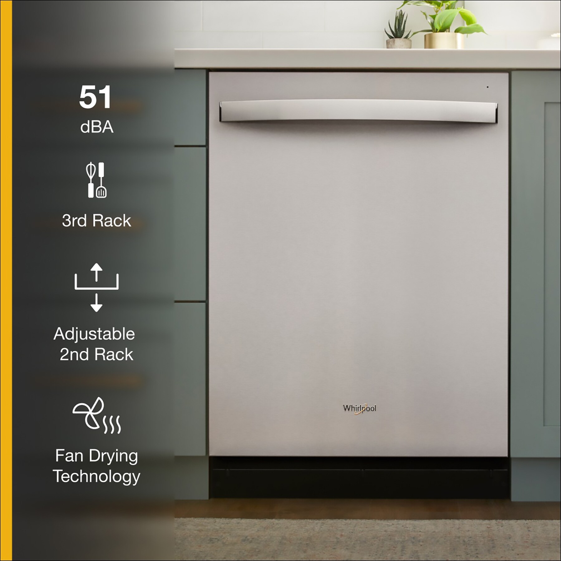 Whirlpool top control sales dishwasher