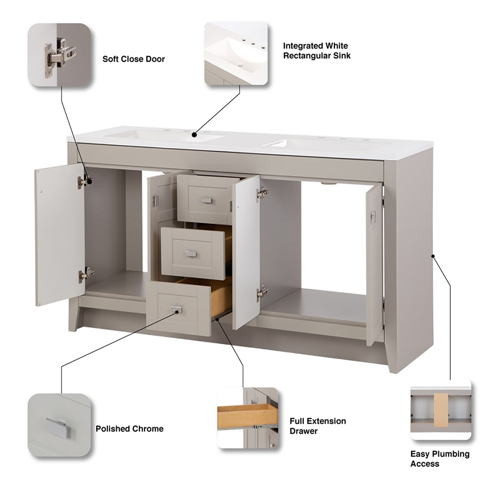 Diamond NOW C60W30007 Bath-Vanity-Combo - View #6