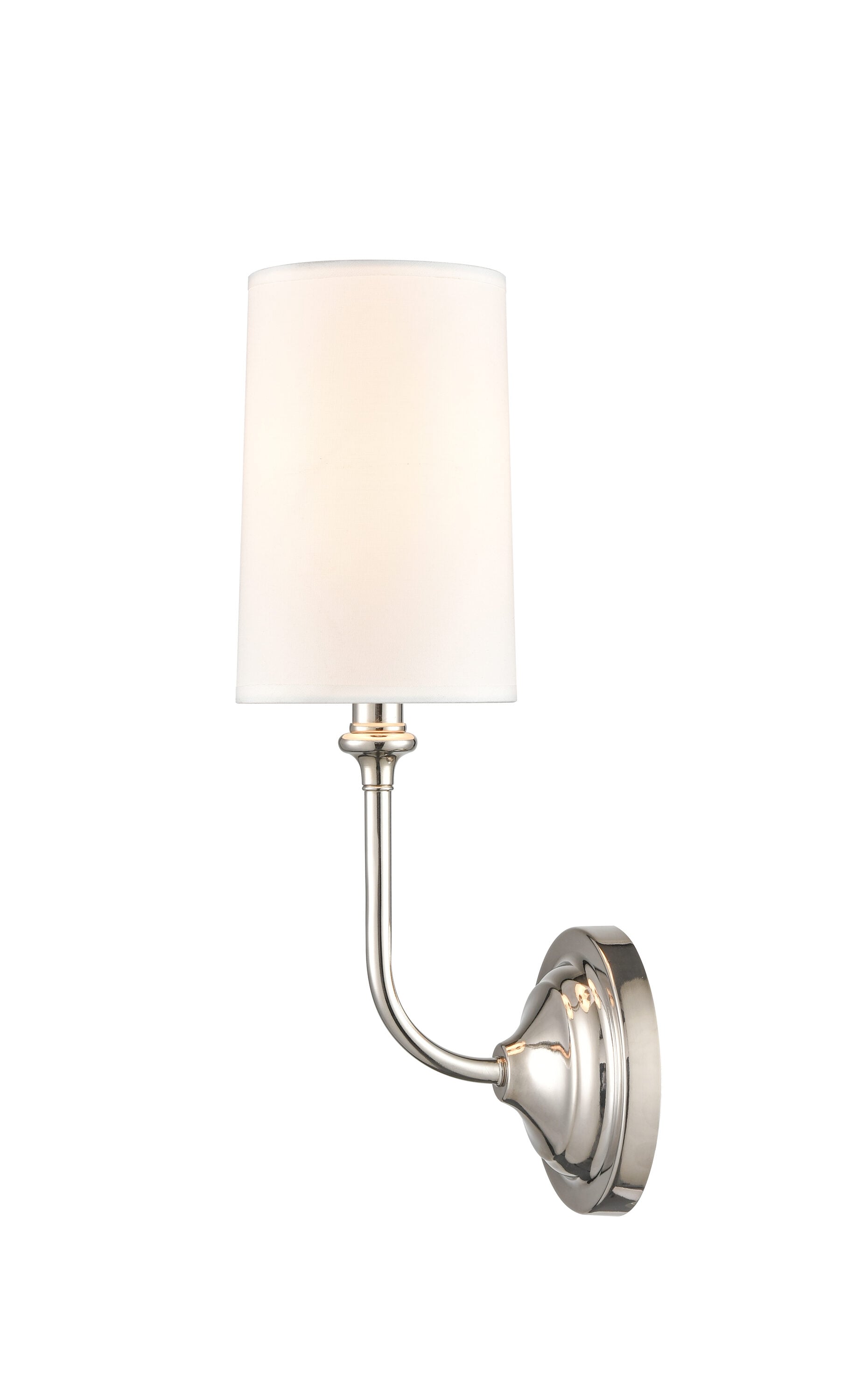 Innovations Lighting 372-1W-PN-S1 Giselle 5-in W 1 -Light Polished Nickel Industrial Wall Sconce
