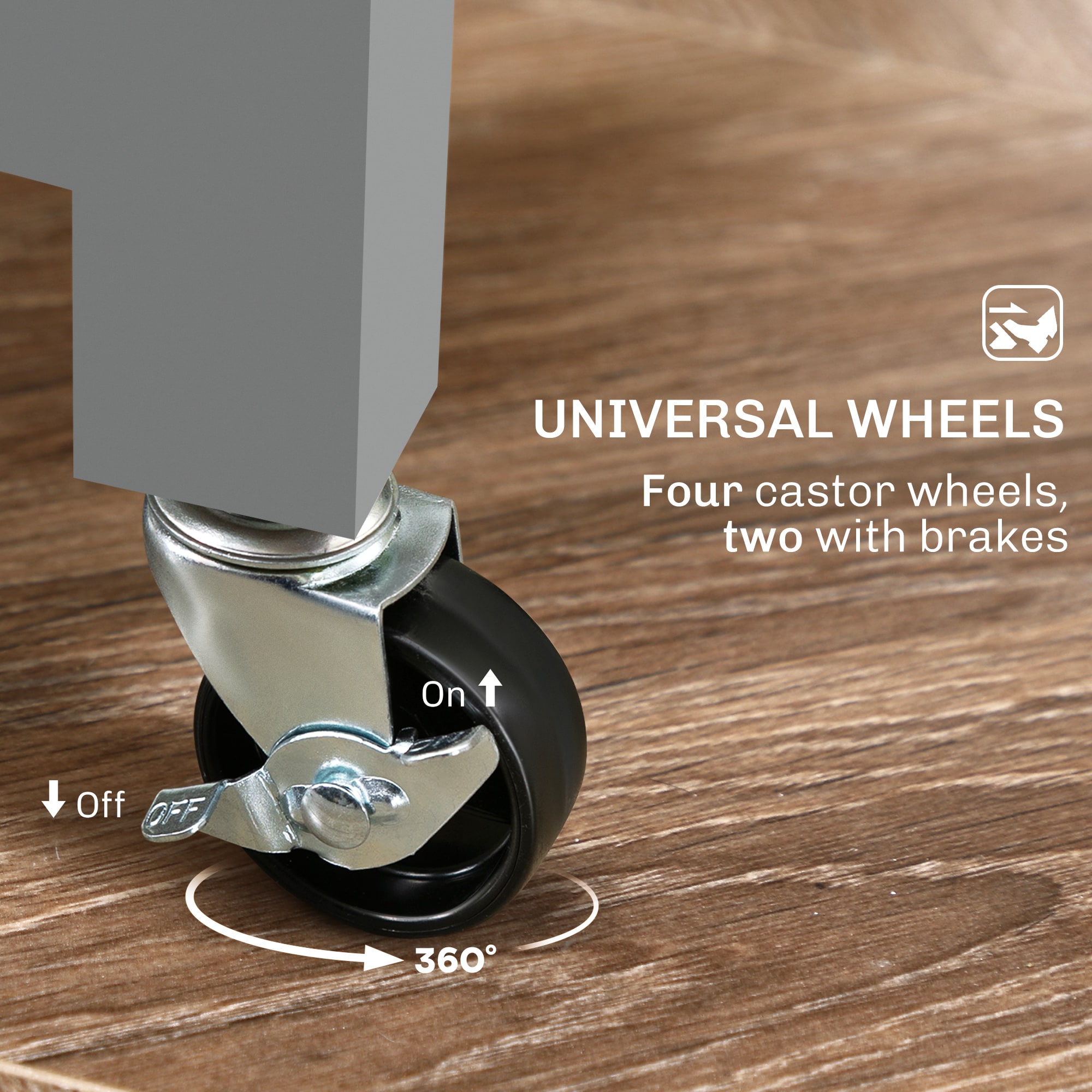 HomCom 801-213V81GY Kitchen-Furniture - View #8