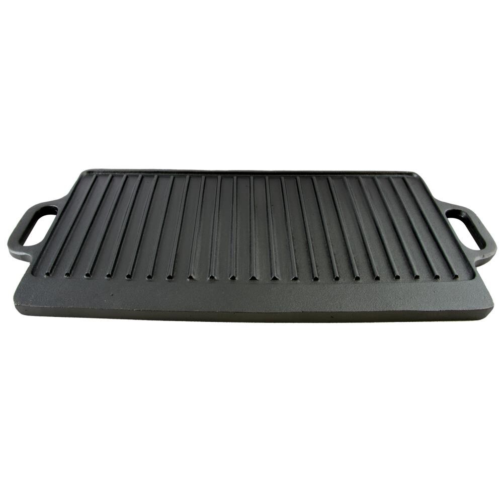 Bayou Classic Cast Iron 10.5in Reversible Griddle
