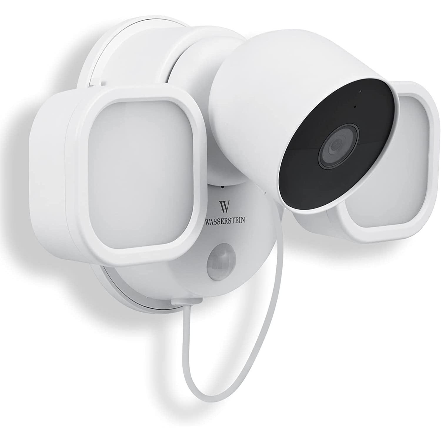 Google Nest Cam with Floodlight Wireless Indoor/Outdoor Security Camera -  Snow