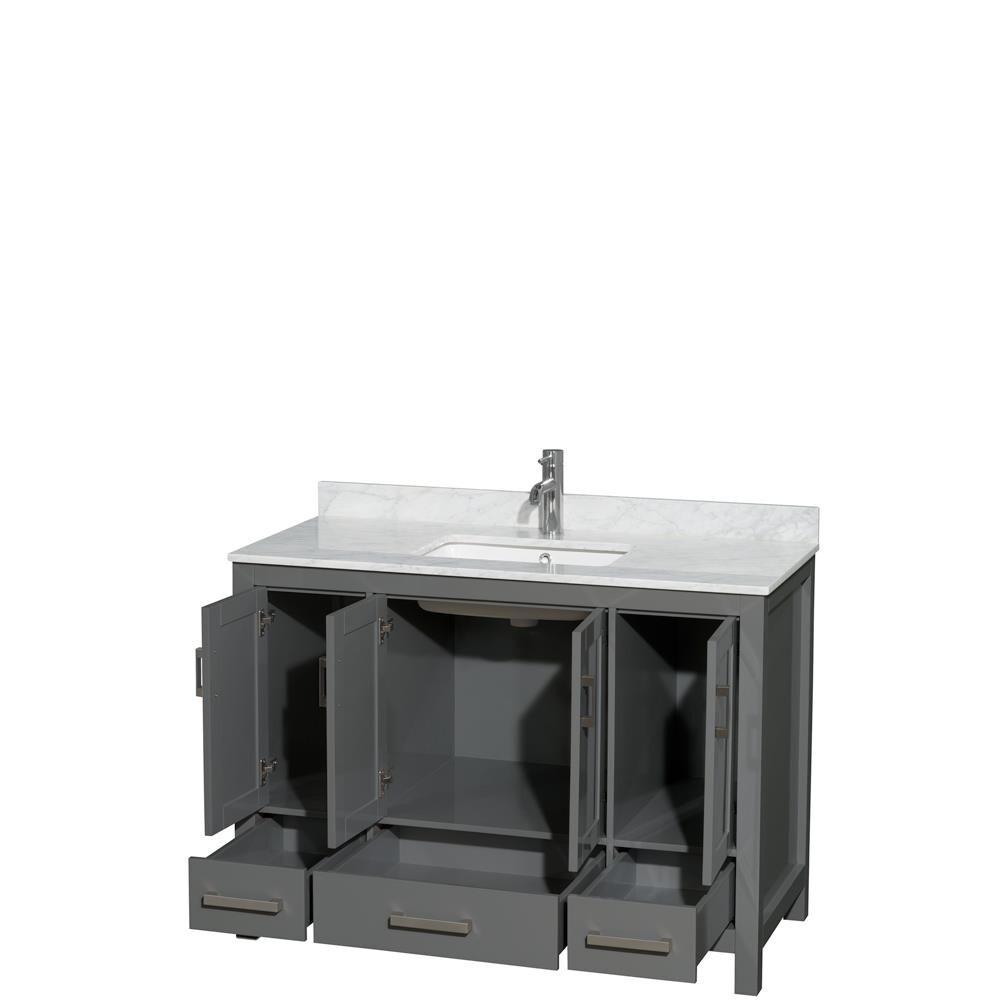 Wyndham Collection WCS141448SKGCMUNSMXX Bath-Vanity-Combo - View #2