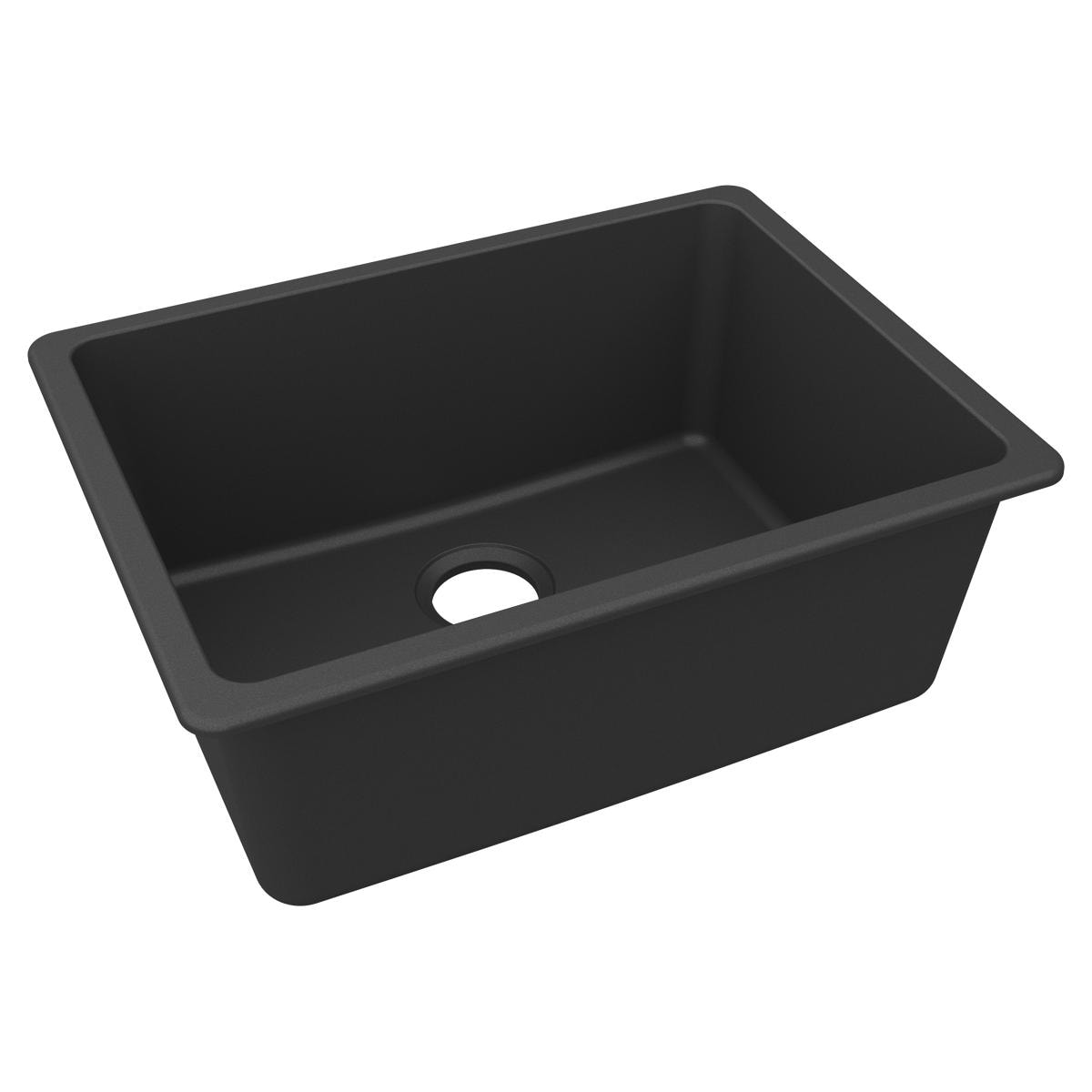 Elkay ELGU2522MB0 Quartz Classic Undermount 24.596-Inches x 18.524-Inches Quartz Single bowl Kitchen Sink