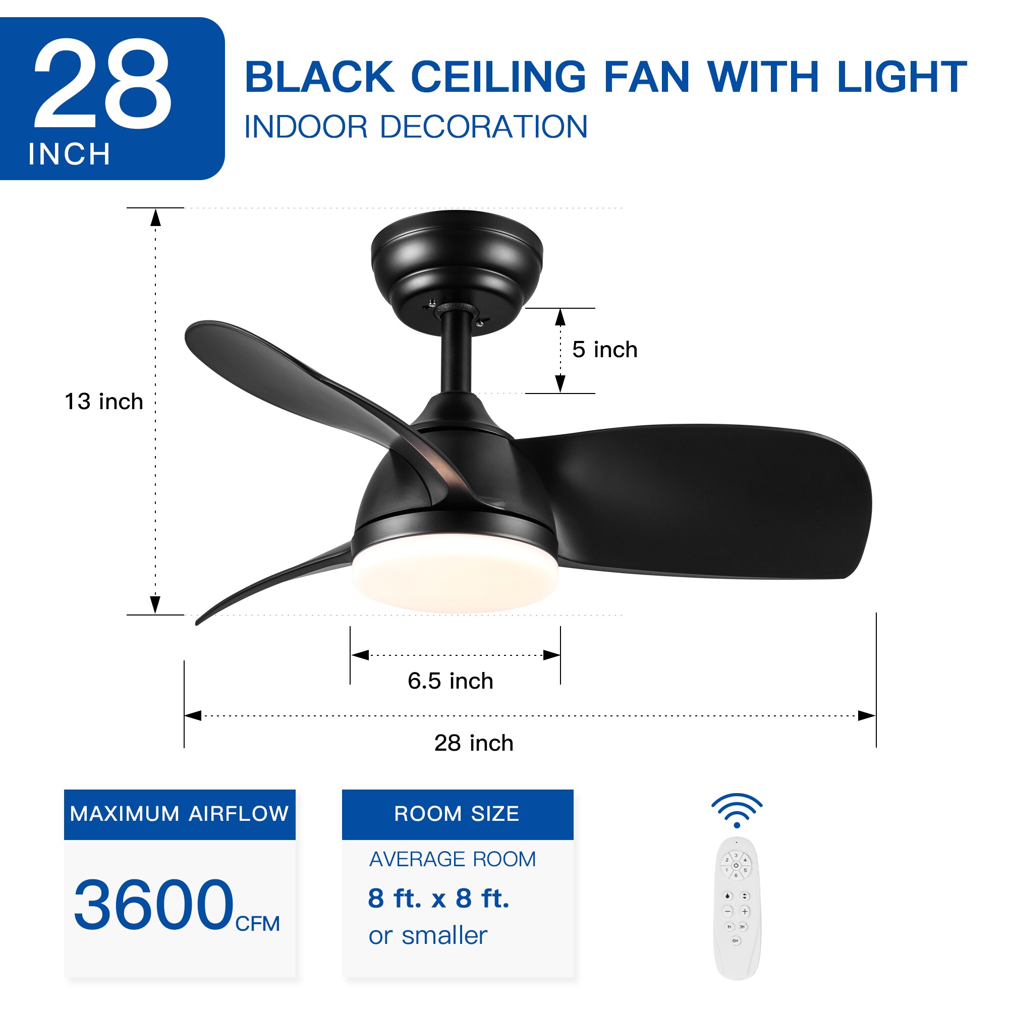 LUXEYARD DS-J-FAN13 Ceiling-Fans - View #3
