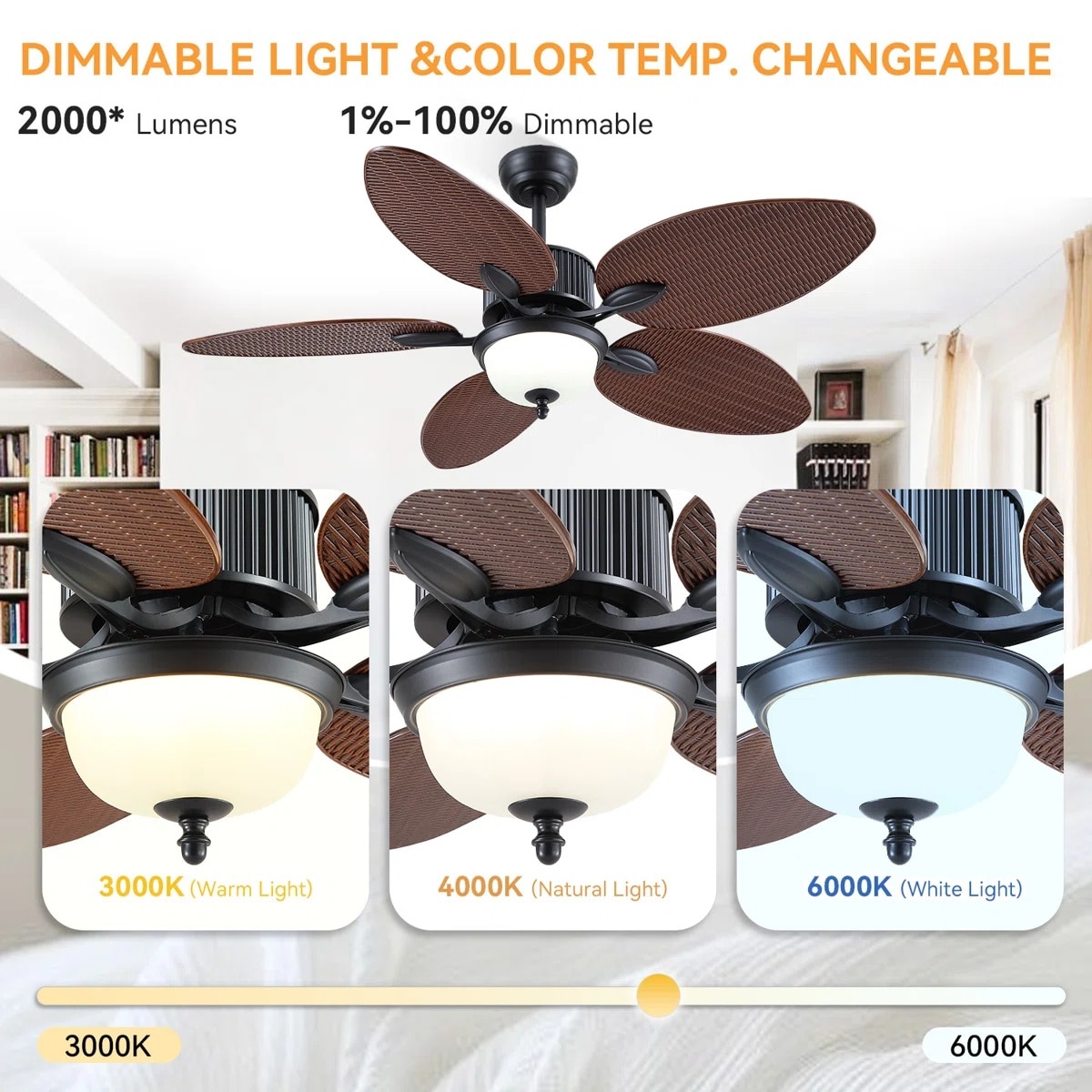 Kviflon LS8242-52BWYD Ceiling-Fans - View #5