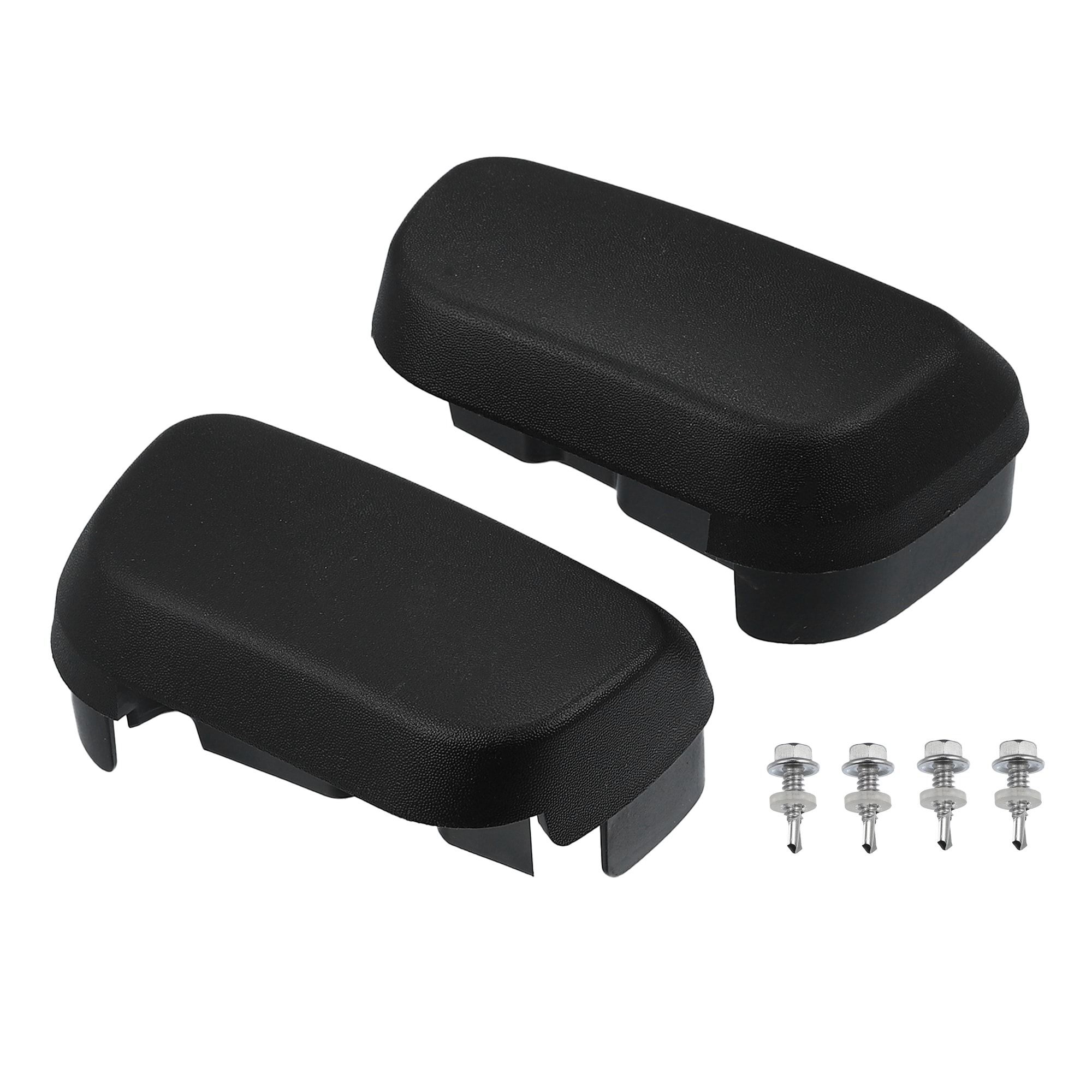 Unique Bargains Running Board End Cap for Ram 1500 2500 3500 4500 5500 Crew Cab Only Side Step End Cover Replace 68193113AA #S25123100UX3528