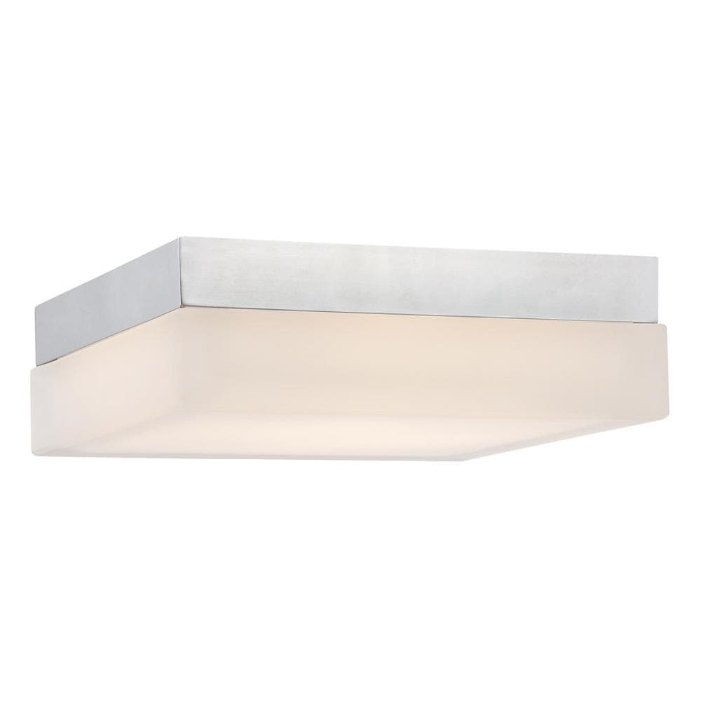 dweLED FM-4006-30-CH Dice 1-Light Chrome LED Flush Mount Light ENERGY STAR