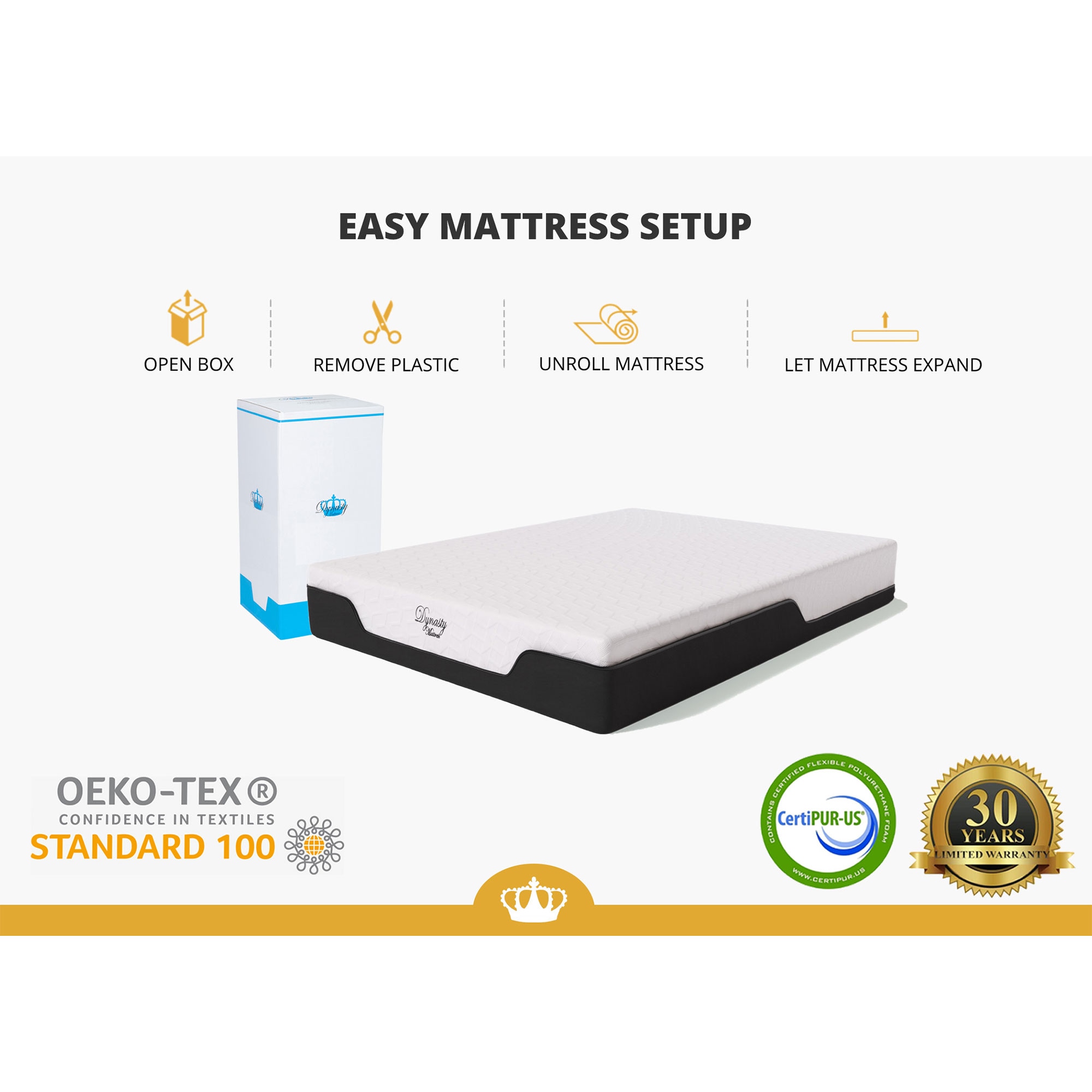 Dynasty Mattress 326560 Mattresses-Boxsprings - View #5