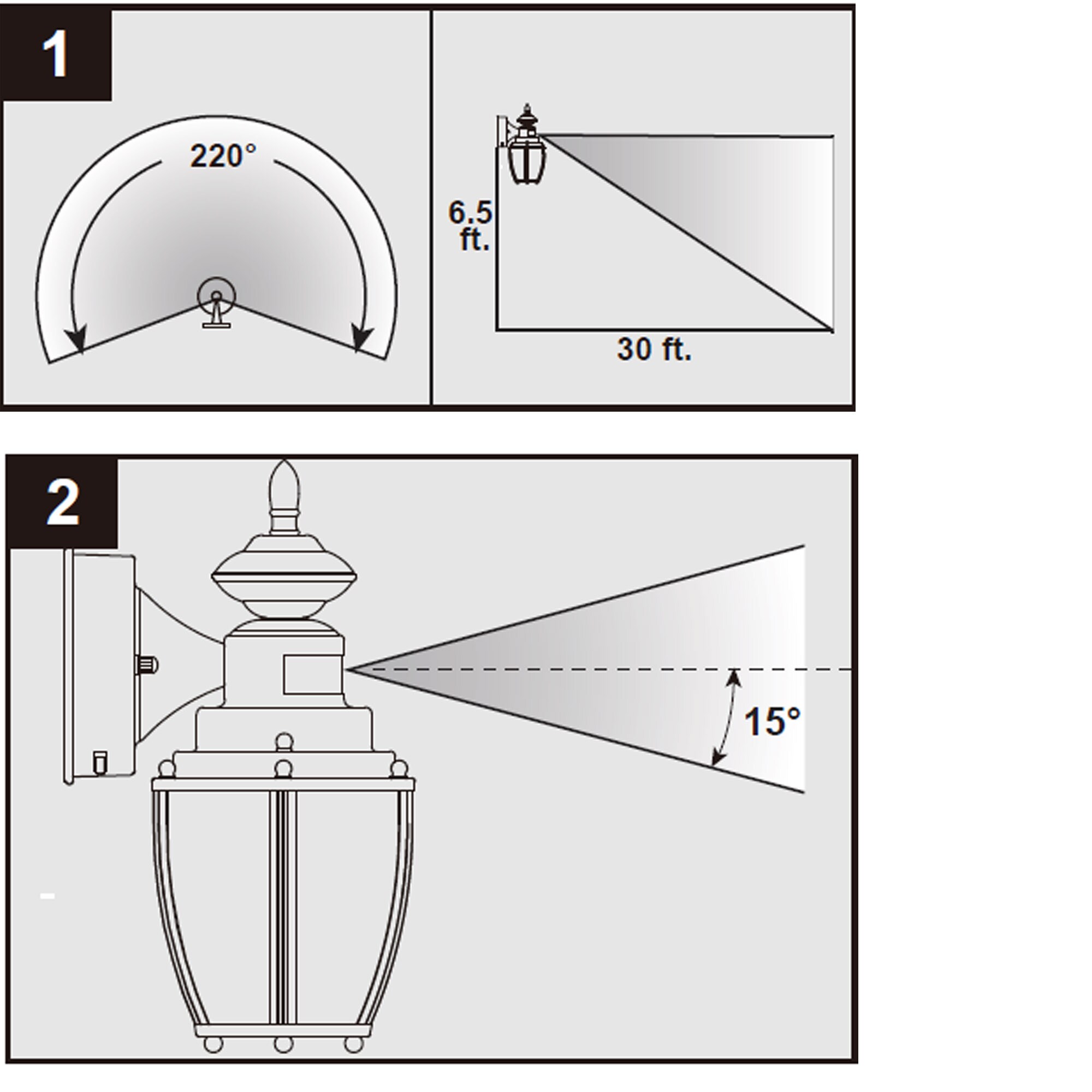 Project Source JEL1691A WH Outdoor-Wall-Lighting - View #5
