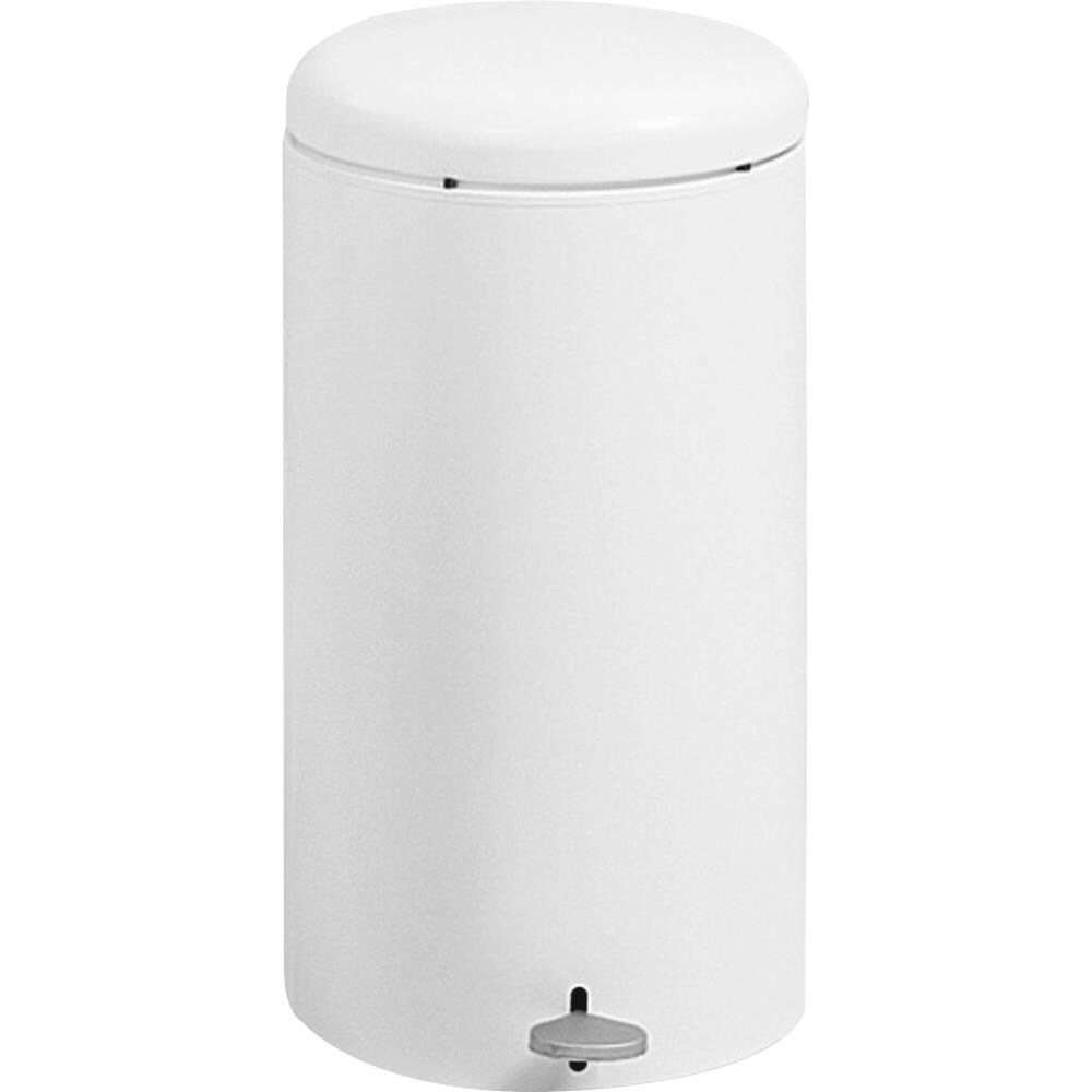 Hefty 7-Gallons White Plastic Touchless Kitchen Trash Can with Lid Indoor