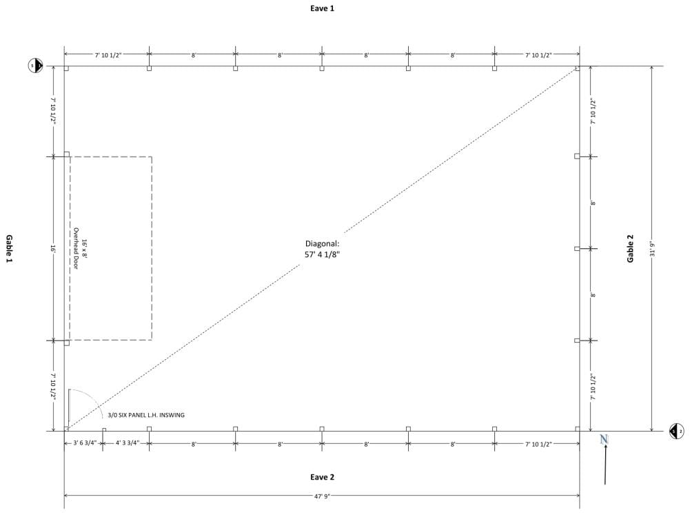 MASTER Building Components BKL32481025 Pole-Barn-Kits - View #7