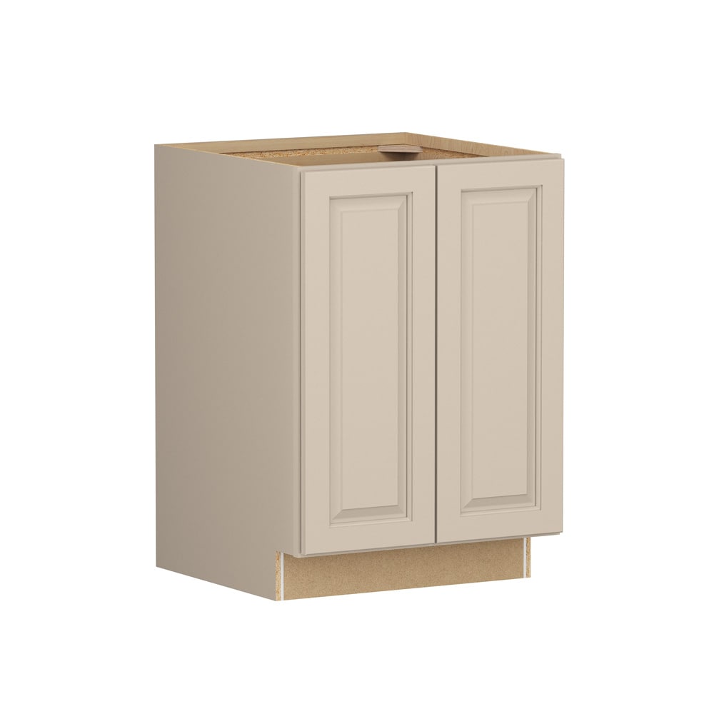 Shenandoah Stemson 24-in W x 34.5-in H x 24-in D Oat Painted Base Fully Assembled Cabinet Raised Panel Raised panel