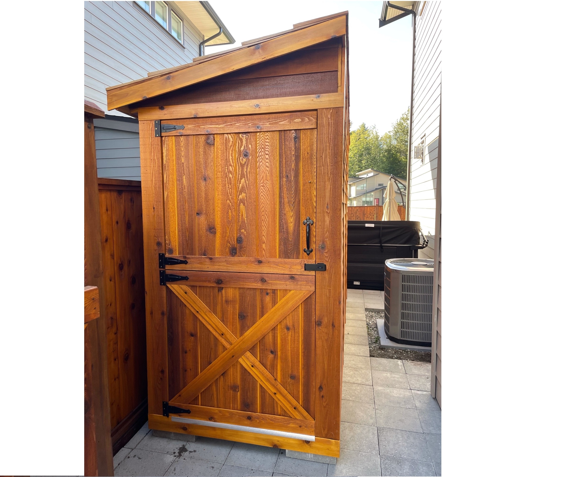 Cedarshed B124 Wood-Storage-Buildings - View #2